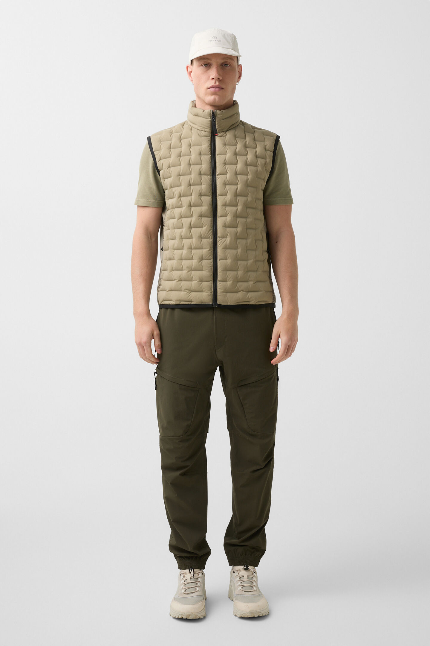Gabriel lightweight down waistcoat Khaki