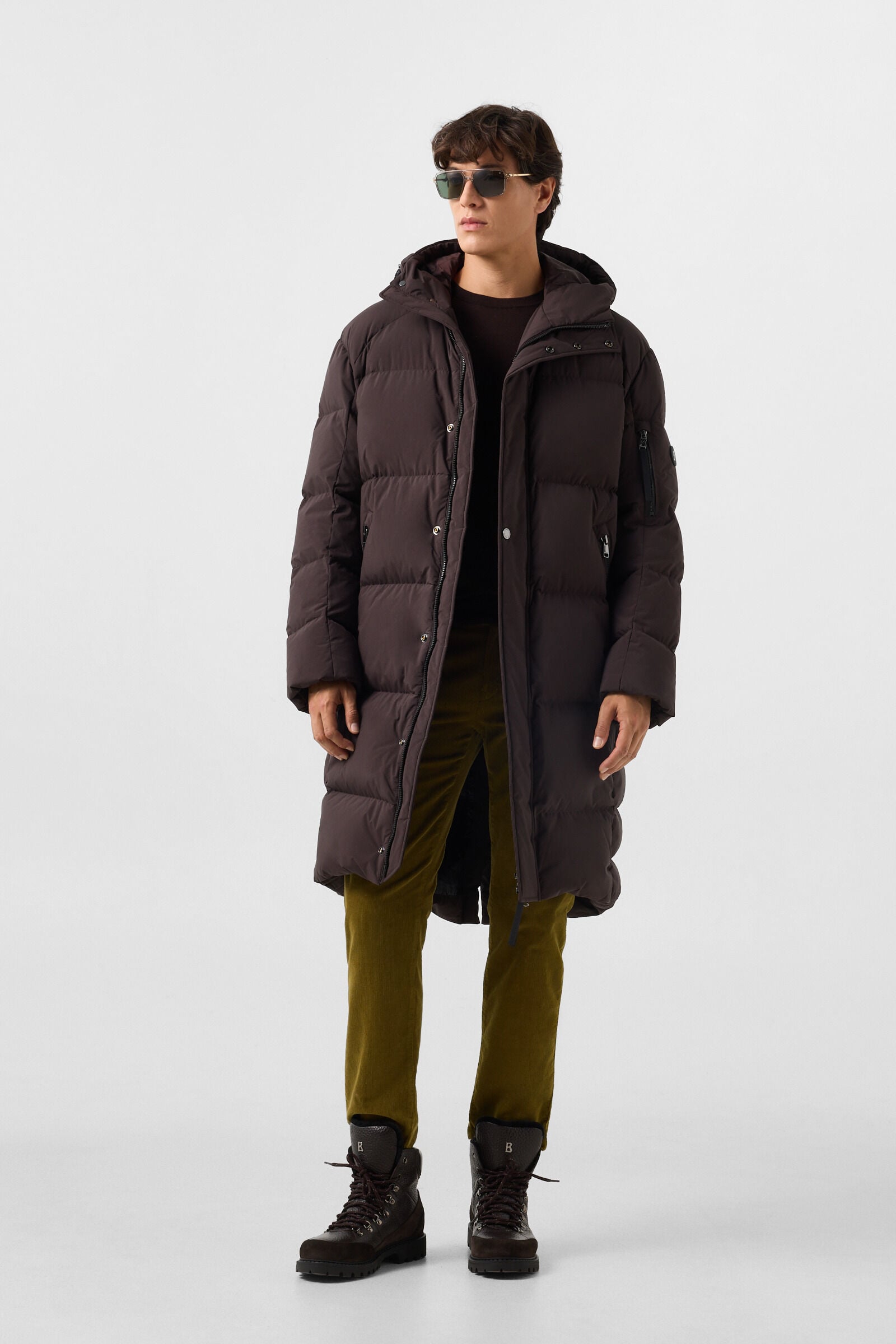 Riley Casual Corduroy Trousers Olive