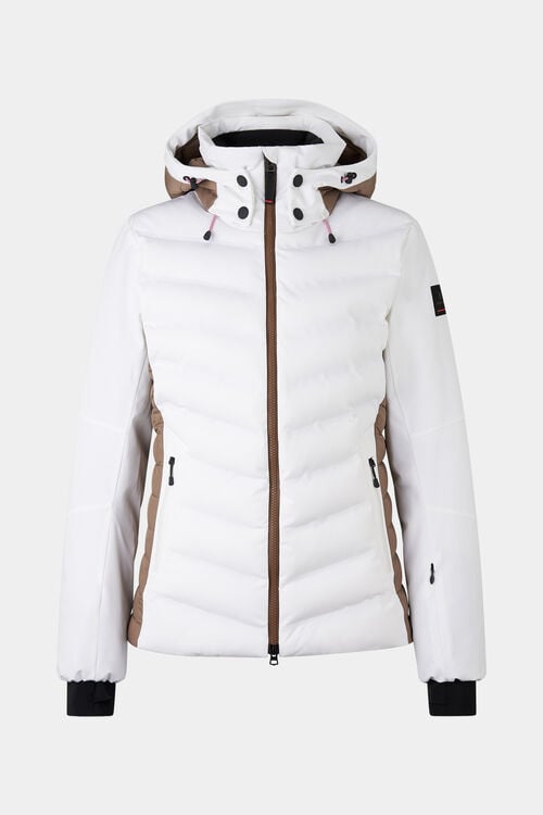 Janka ski jacket White/brown