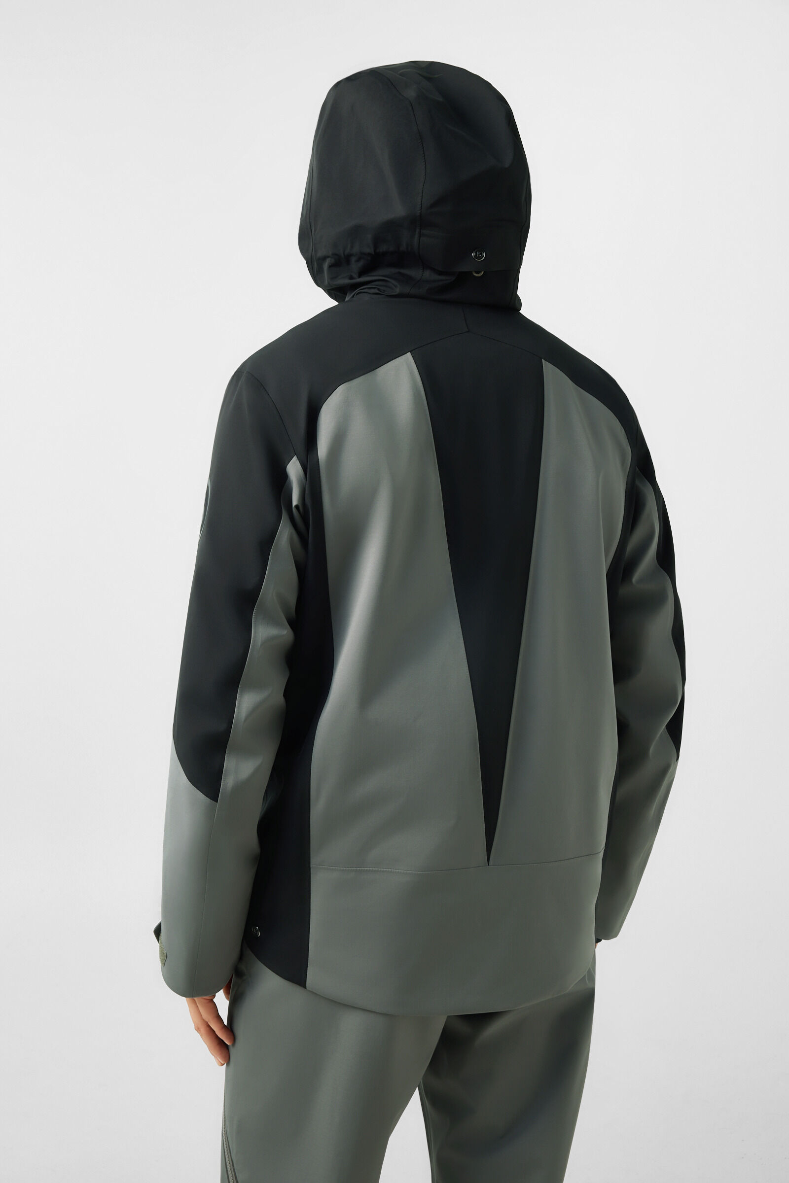 Jasper ski jacket Sage Grey/Black
