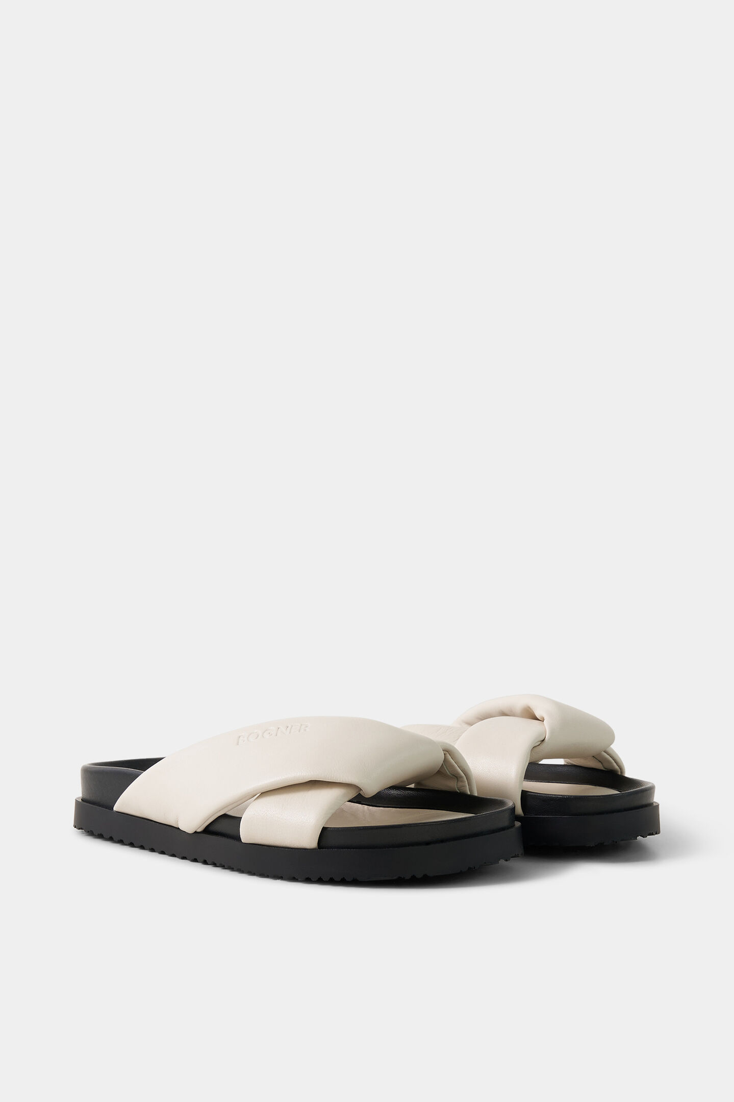 Sandalen Sirolo Creme/Schwarz