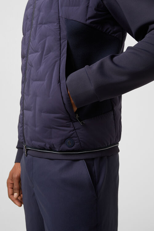 Sascha lichtgewicht donzen vest Marineblauw