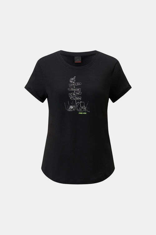 T-Shirt Debra Schwarz/Weiß
