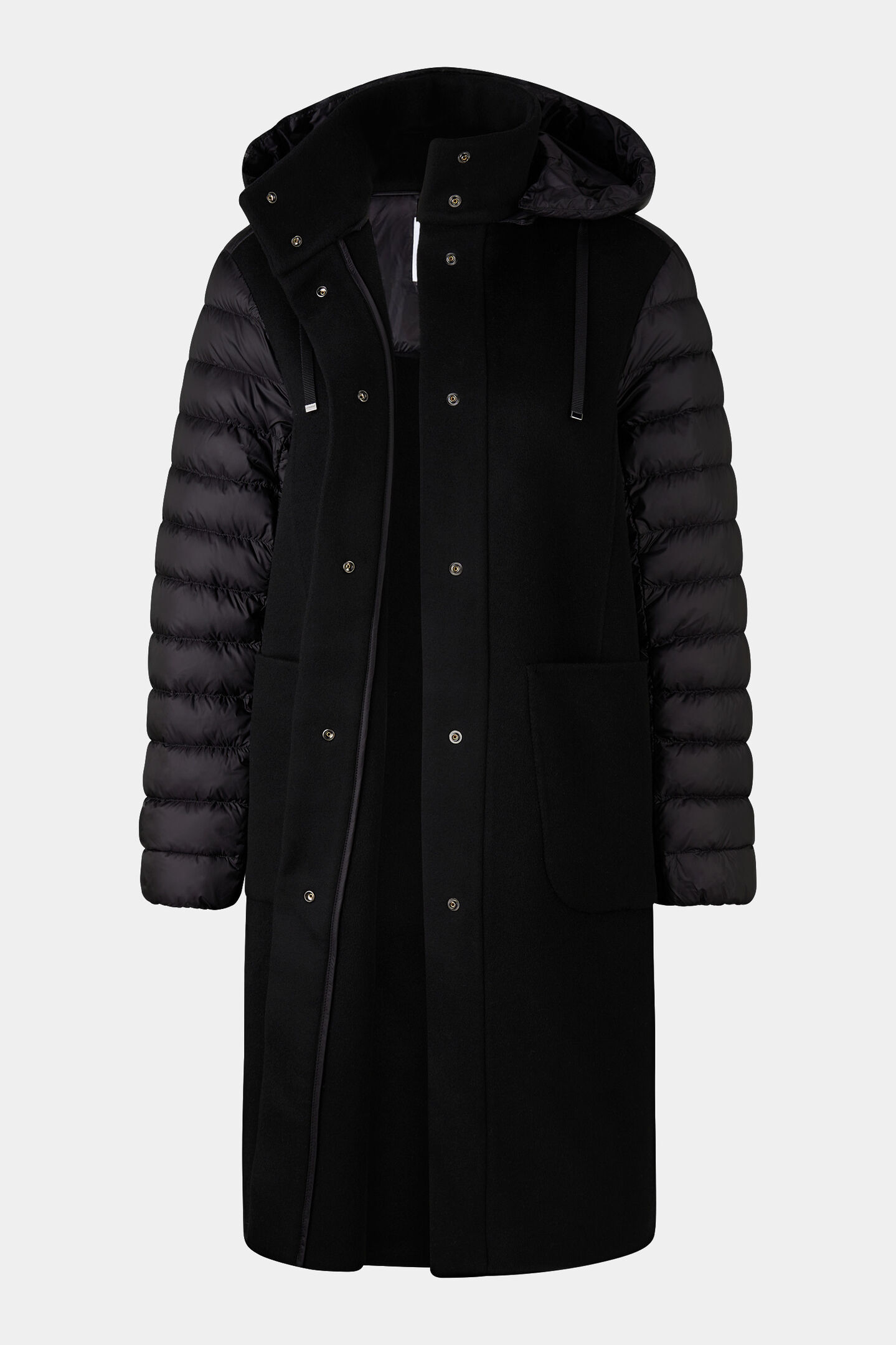Isy wool down coat Black