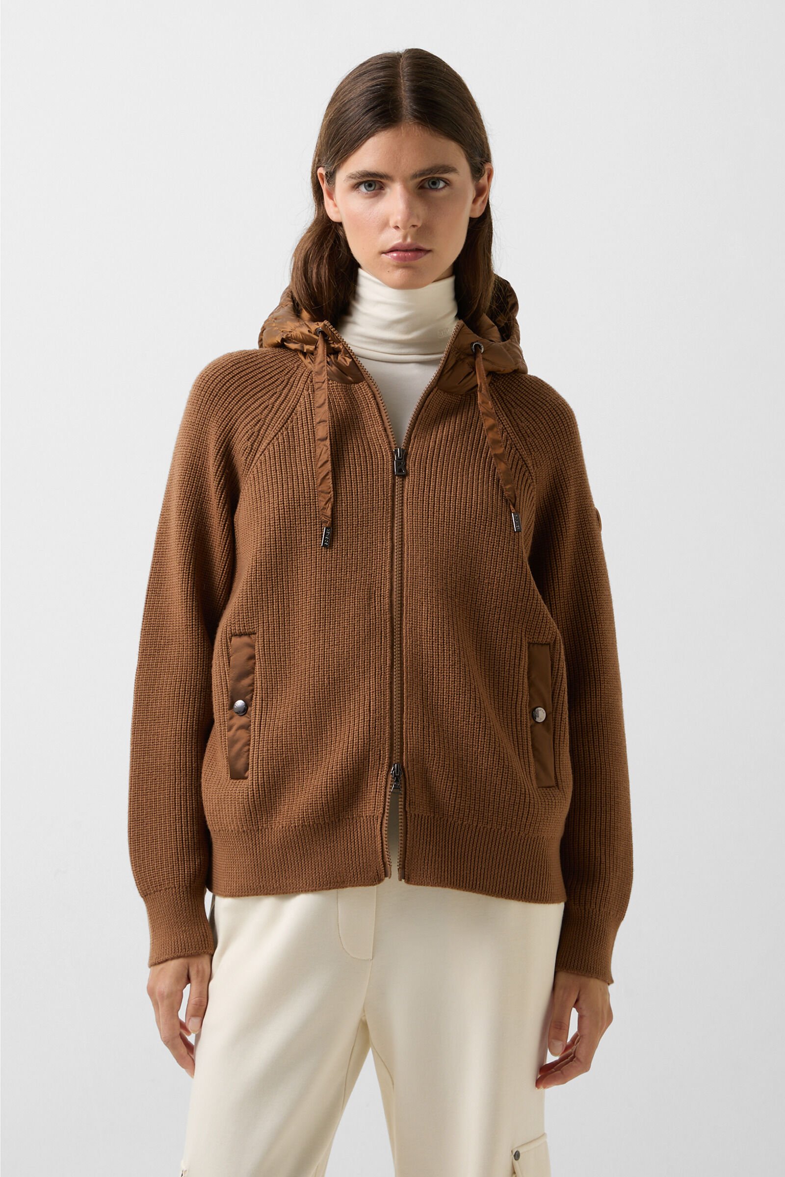 Pamy hybrid knit jacket Hazel