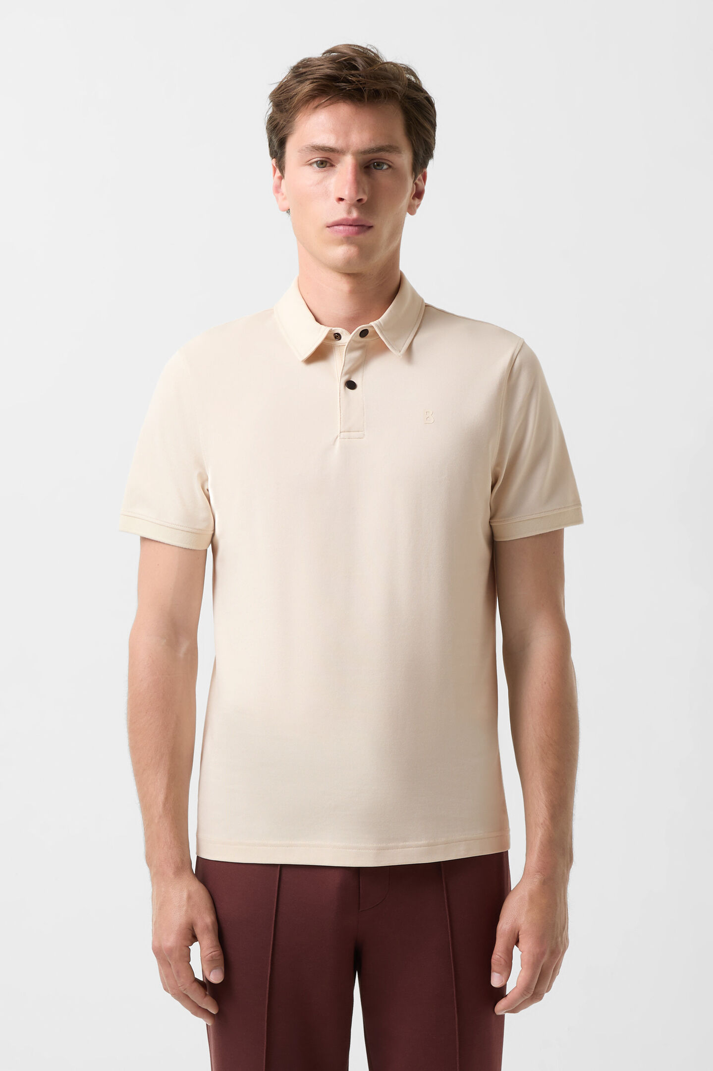 Timo polo shirt Cream