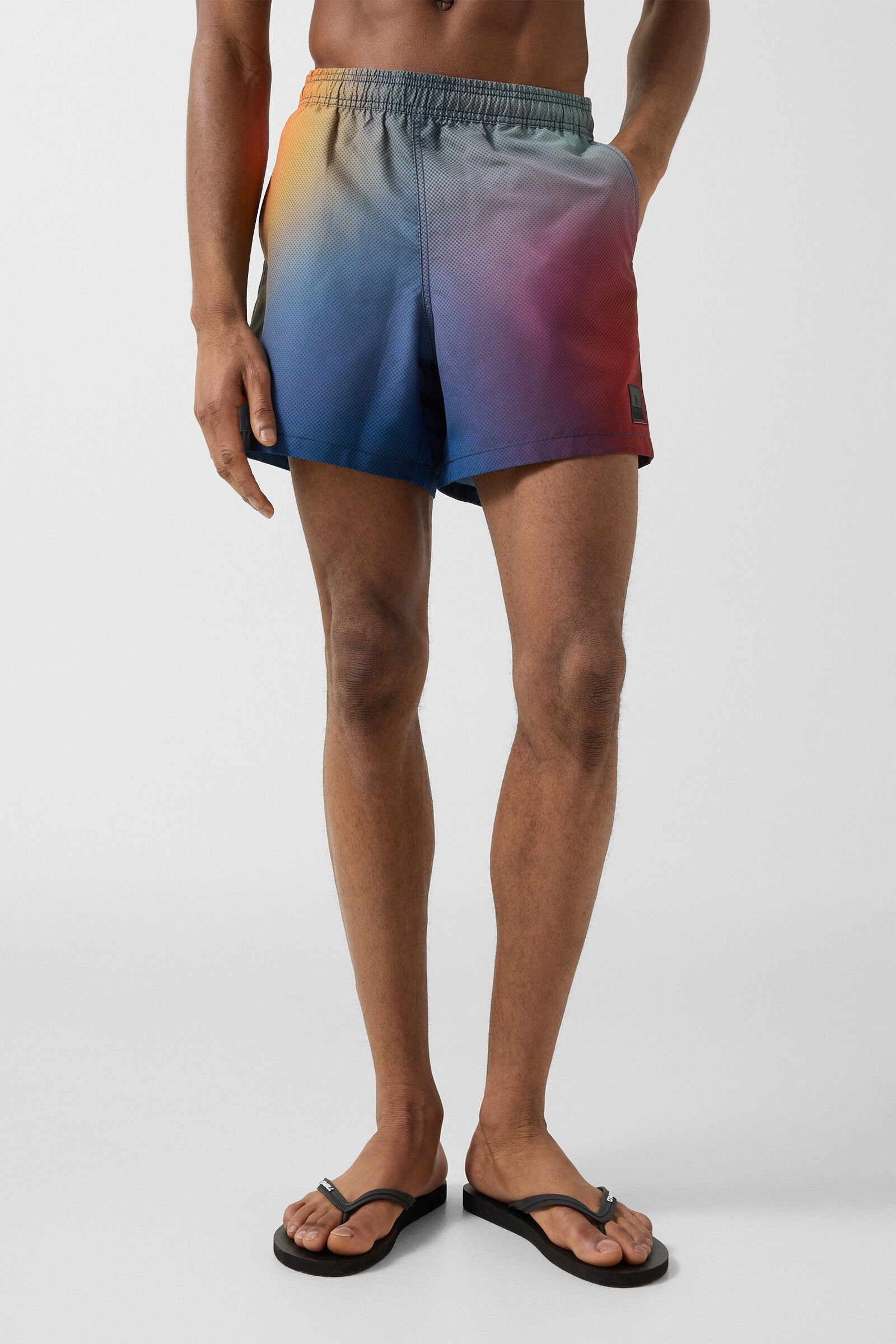 Laron swim trunks Blue/red/orange