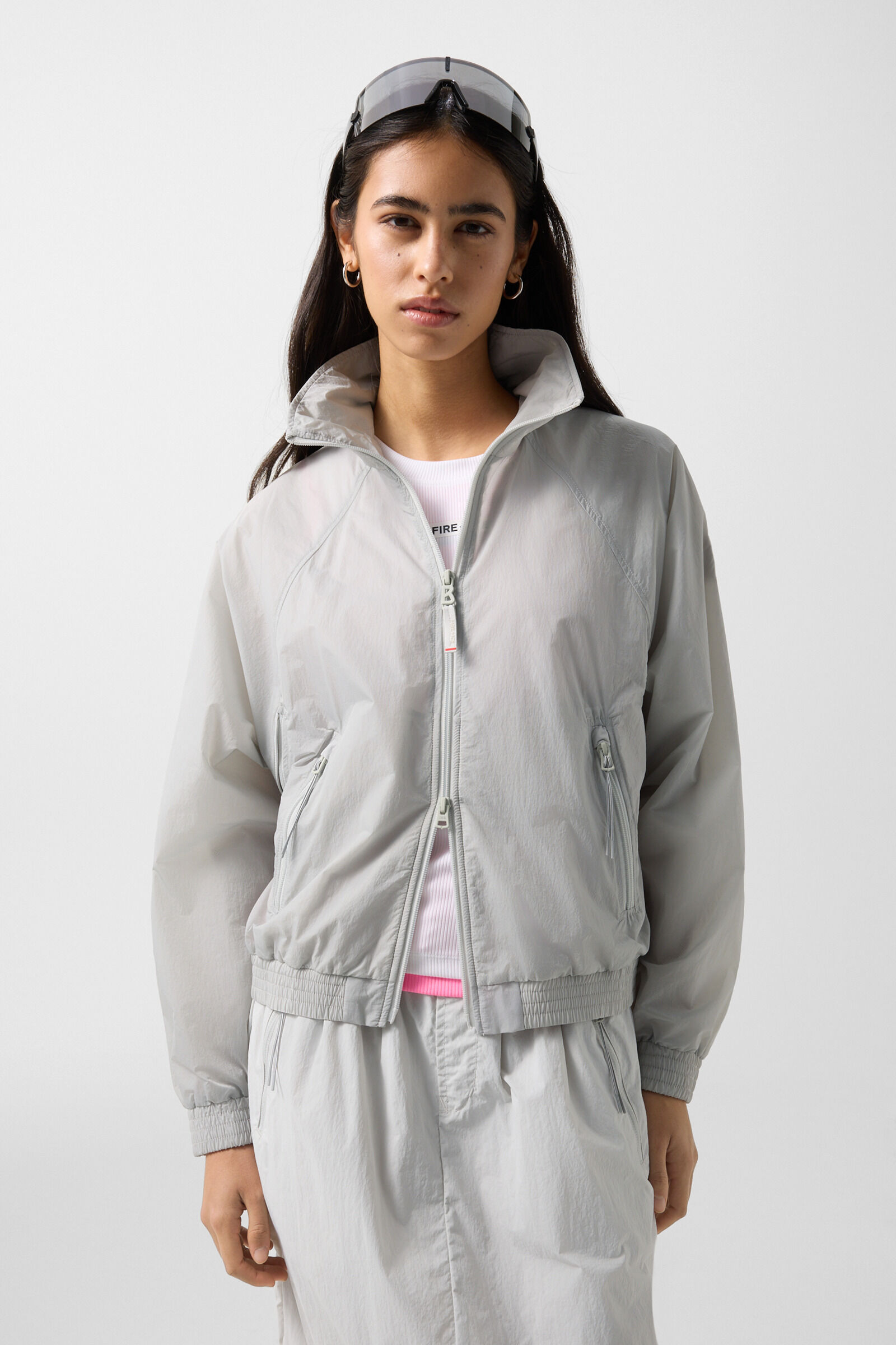 Lightweight-Jacke Keke Hellgrau