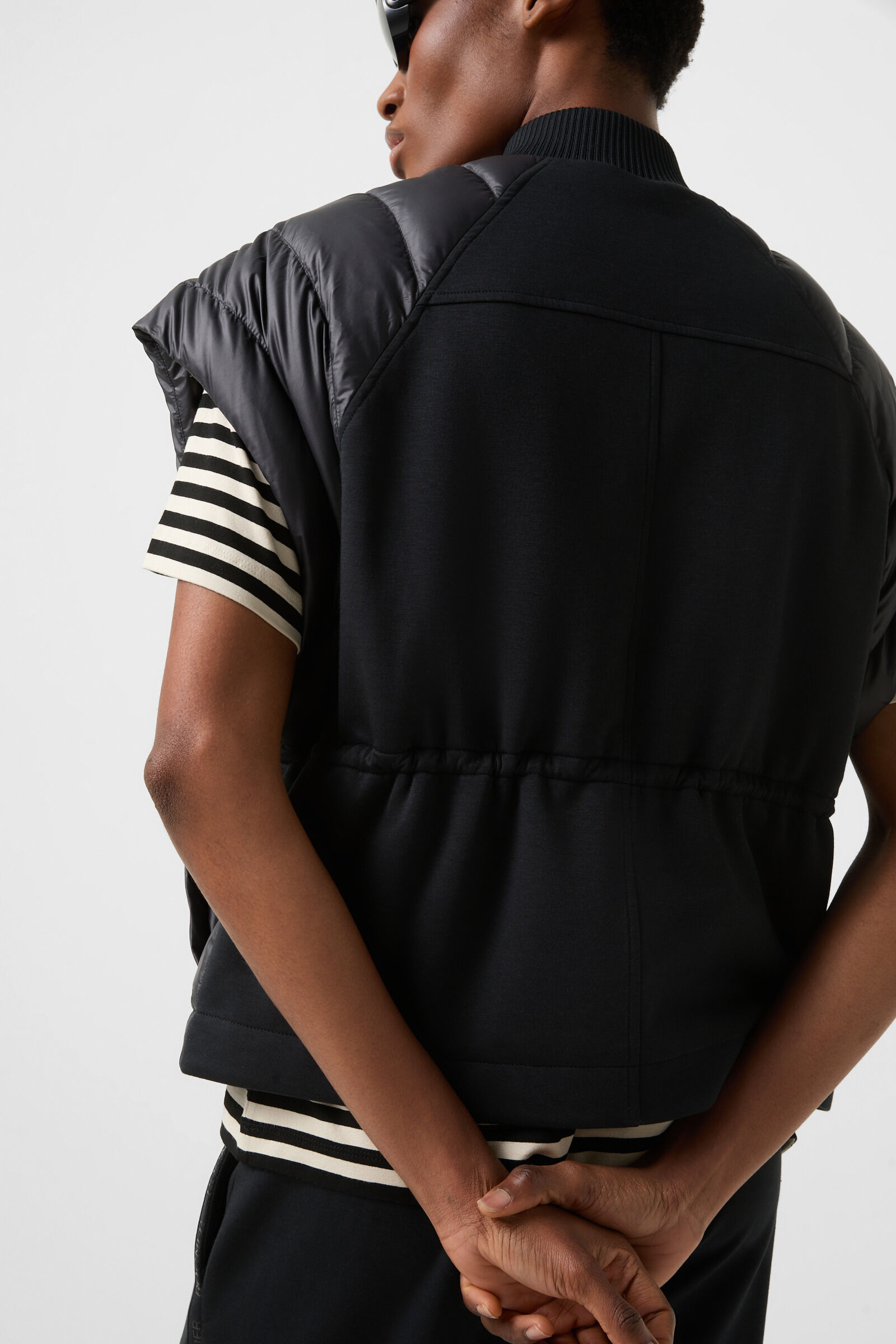 Hybrid-Daunenweste Nahla Schwarz