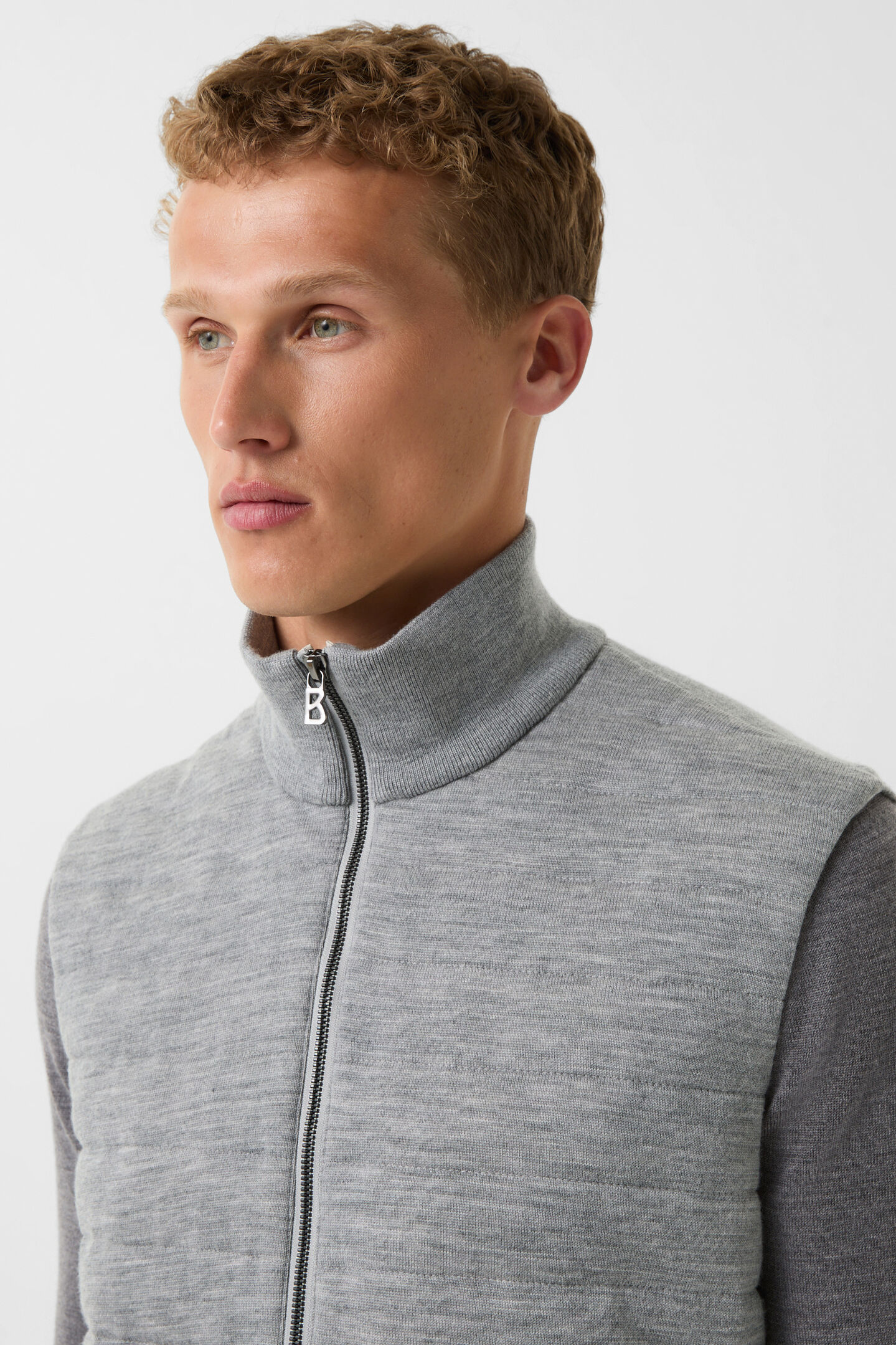 Lavin knitted waistcoat Light grey