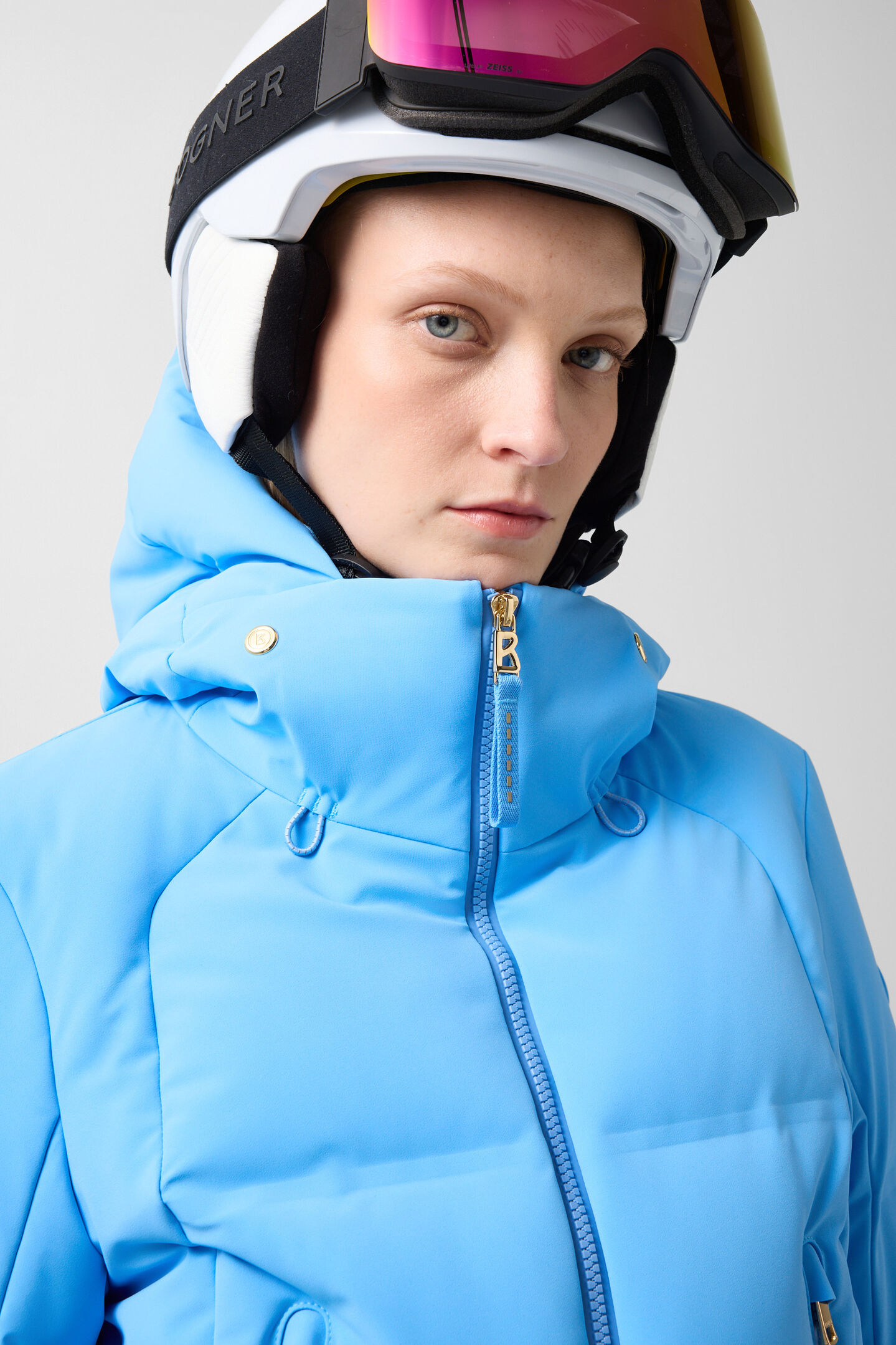 Dea Down Ski Jacket Cyan-blue