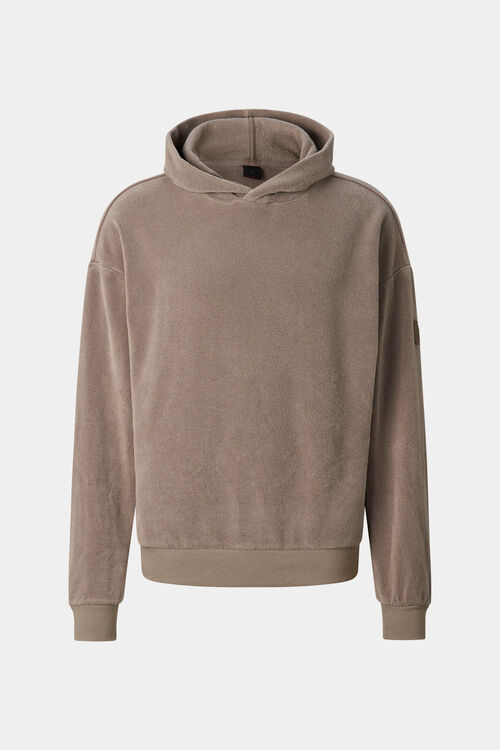 Fleece-Hoodie Ilario Taupe