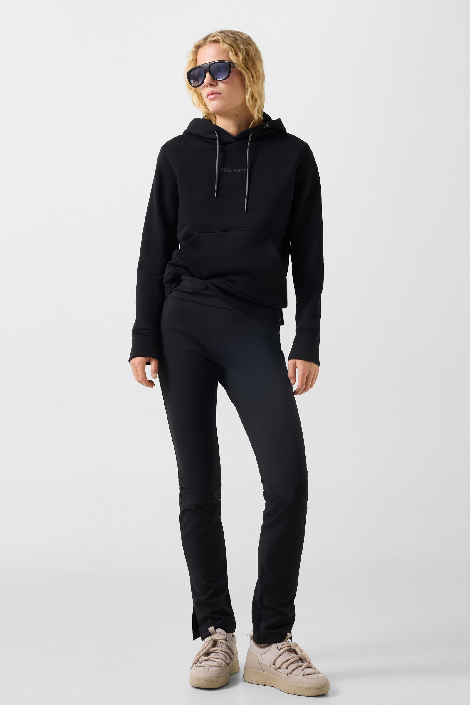 Camel Functional Trousers Black