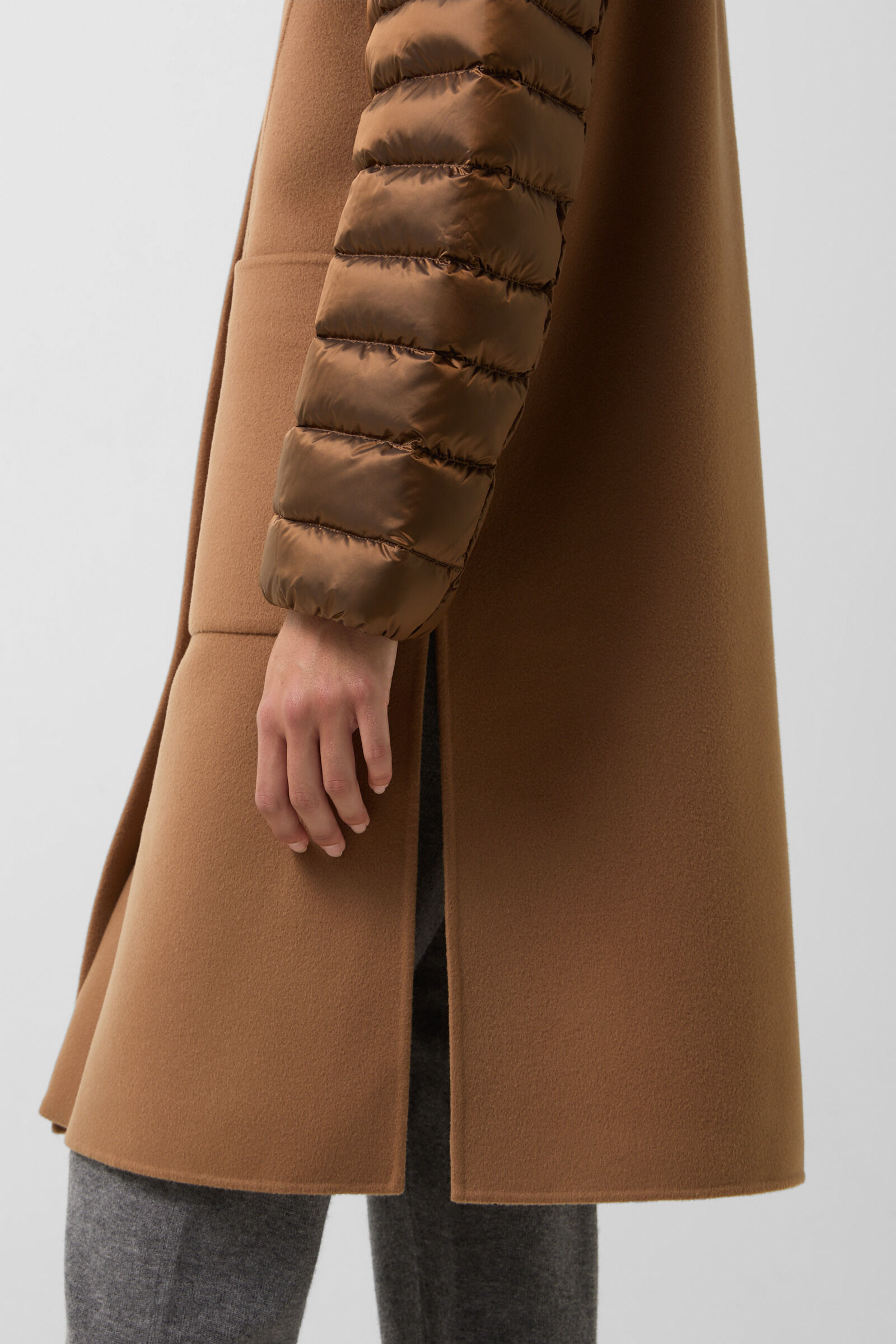 Isy woollen down coat Hazel