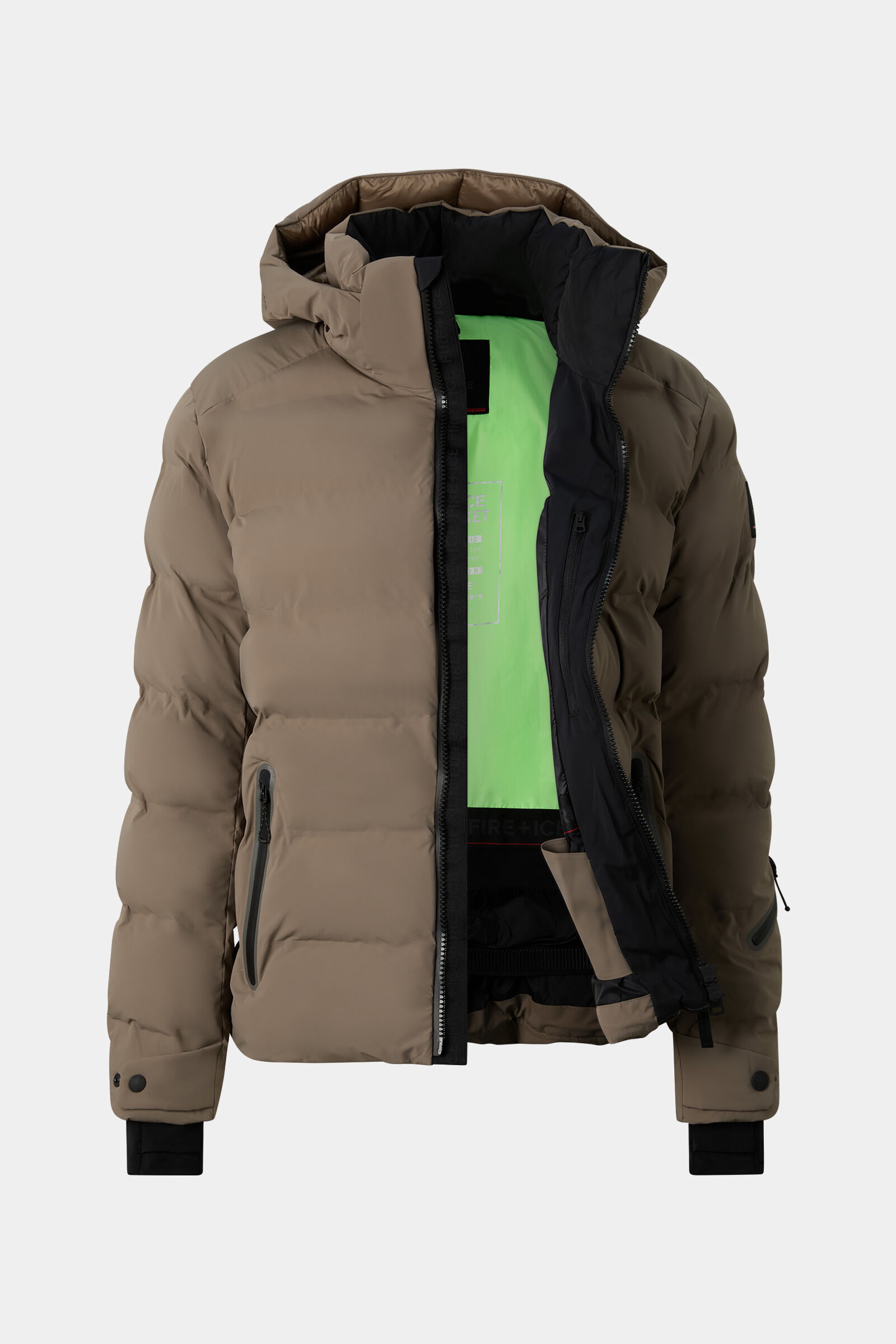 Skijacke Tec-Luka Taupe