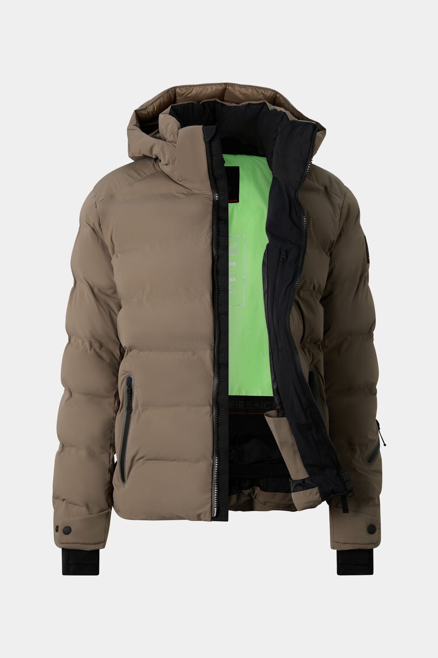 Skijacke Tec-Luka Taupe