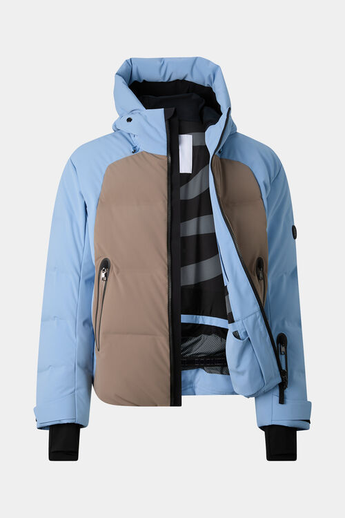 Ski-Daunenjacke Paale Hellblau/Taupe