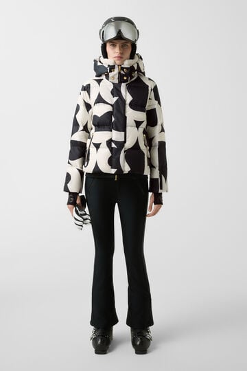 Ski-Daunenjacke Maja Schwarz/Off-White Ski-Daunenjacke Maja Schwarz/Off-White