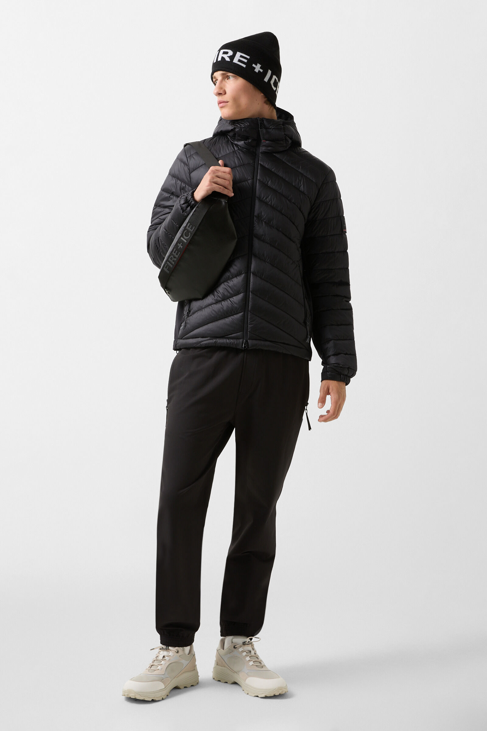 Elvis quilted jacket Black