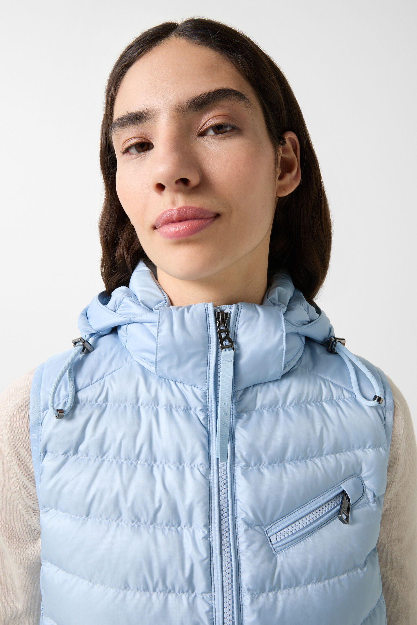 Florisa Lightweight down gilet Light blue