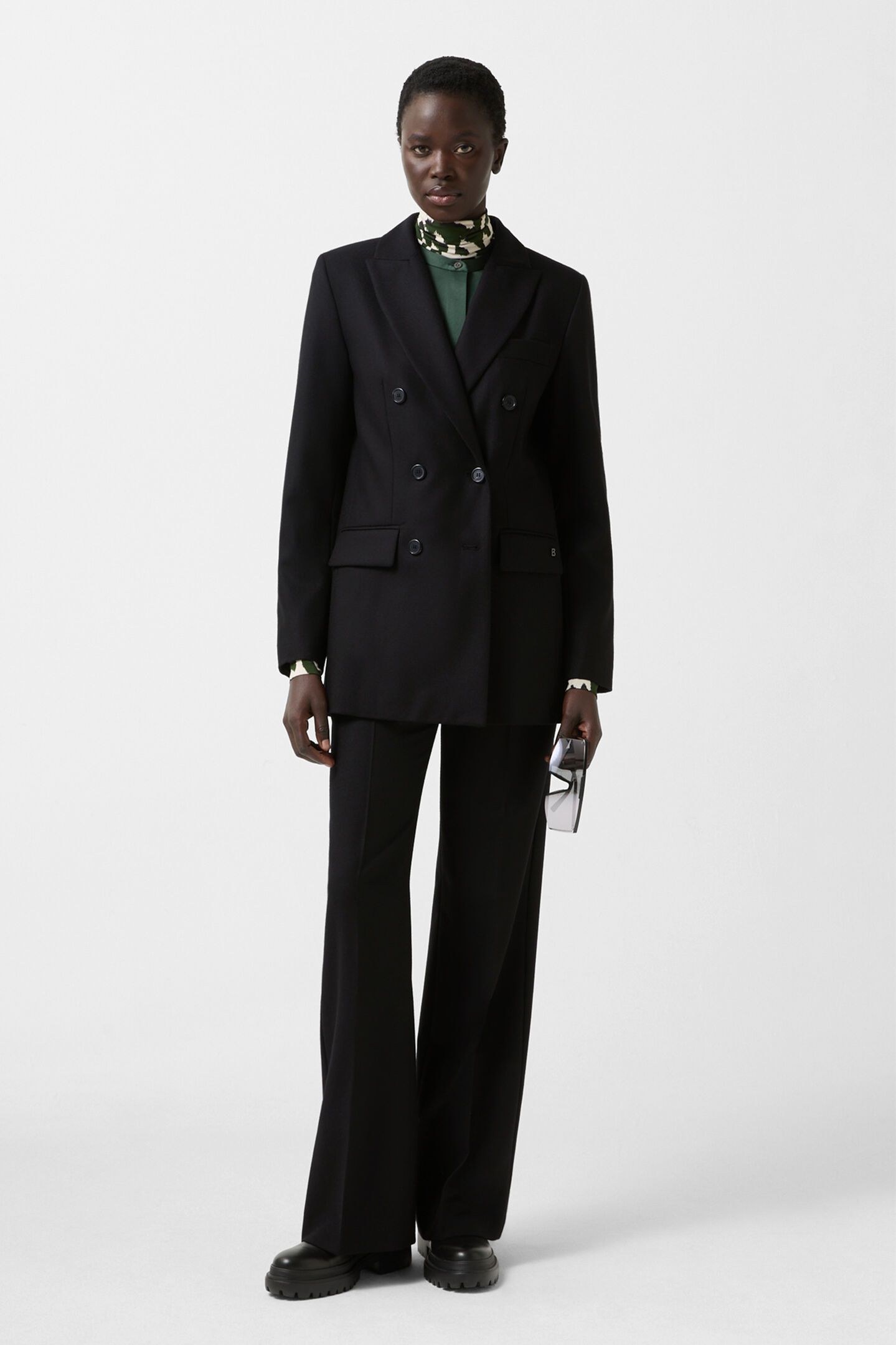 Virgin wool blazer Hillary Black