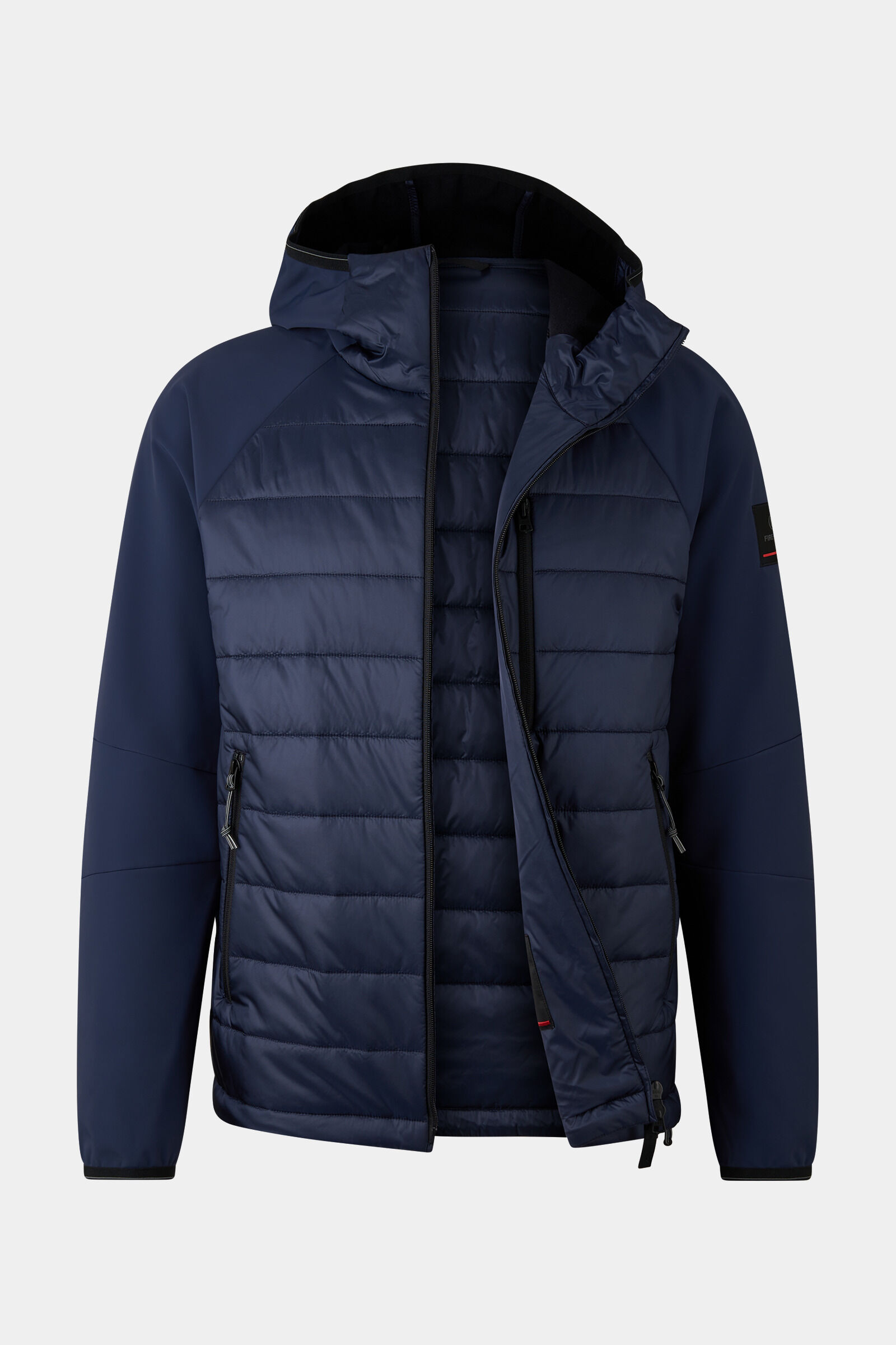 Anian softshell quilted jacket Dark blue