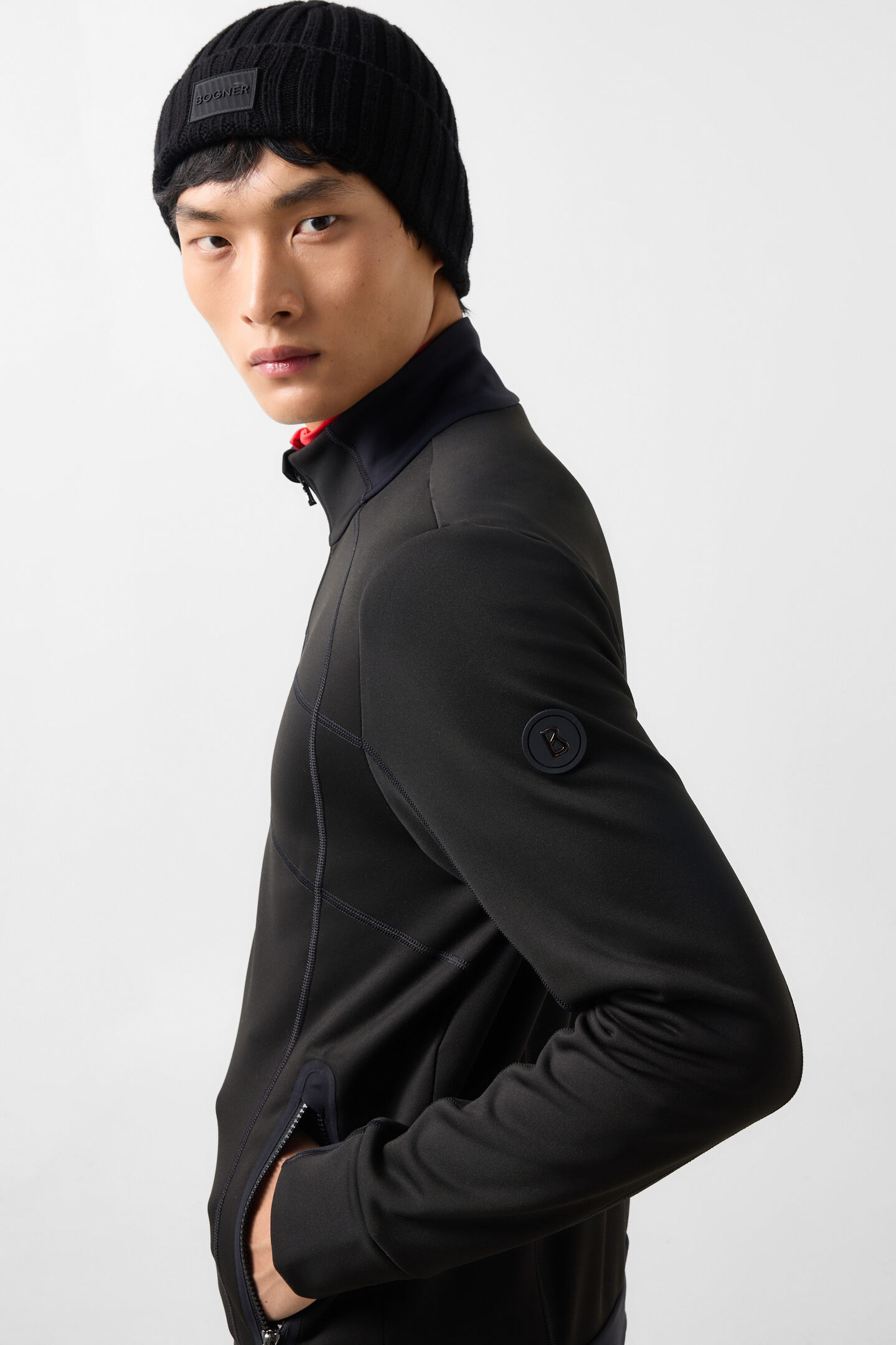 Hayo mid-layer jacket Black/Navy