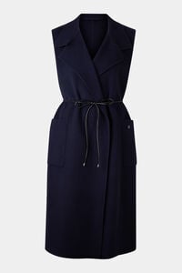 Double-face wool waistcoat Megan Navy blue Double-face wool waistcoat Megan Navy blue
