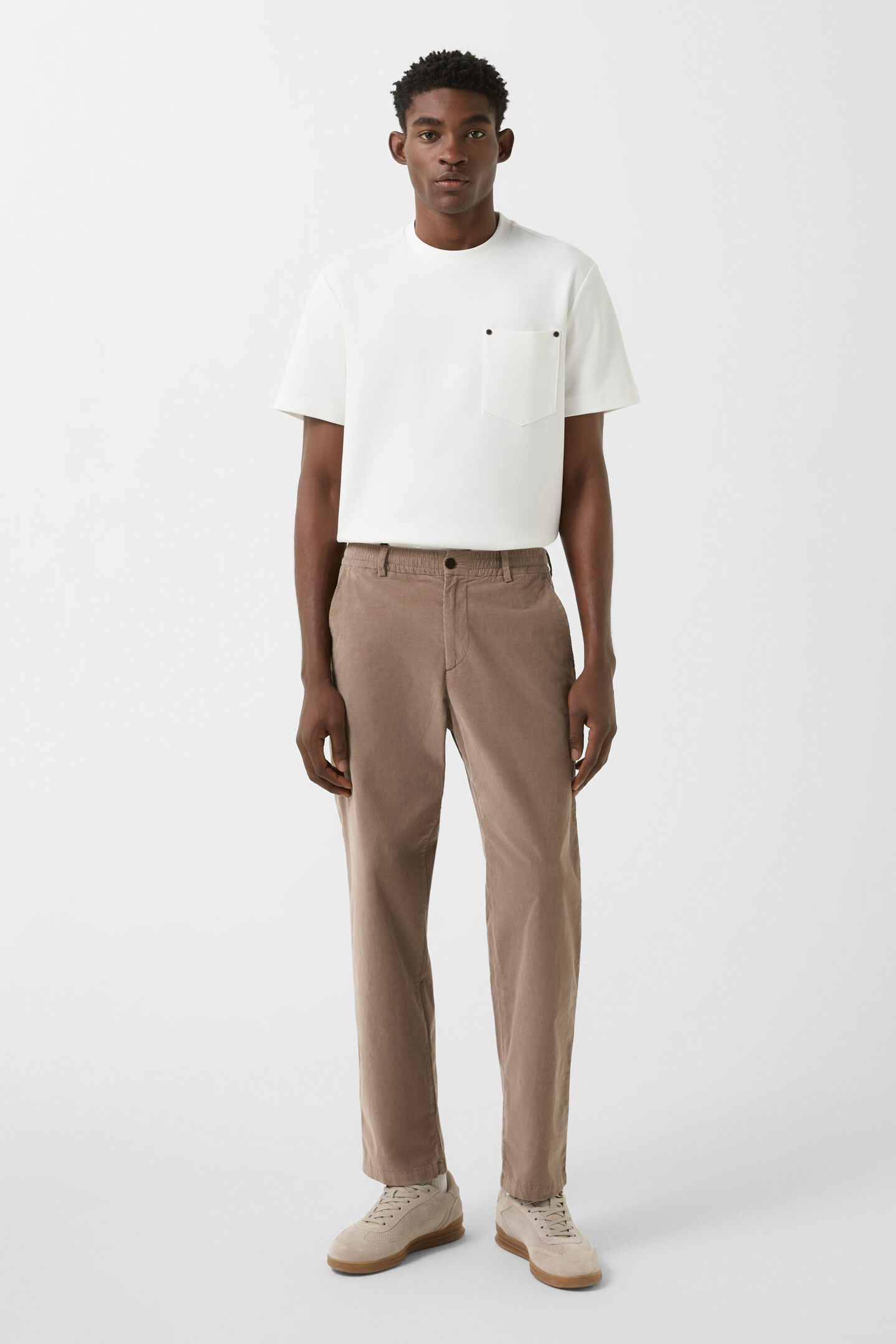 Marcus corduroy trousers Mud