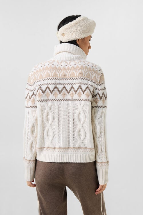 Kaschmir-Pullover Lorely Off-White/Beige