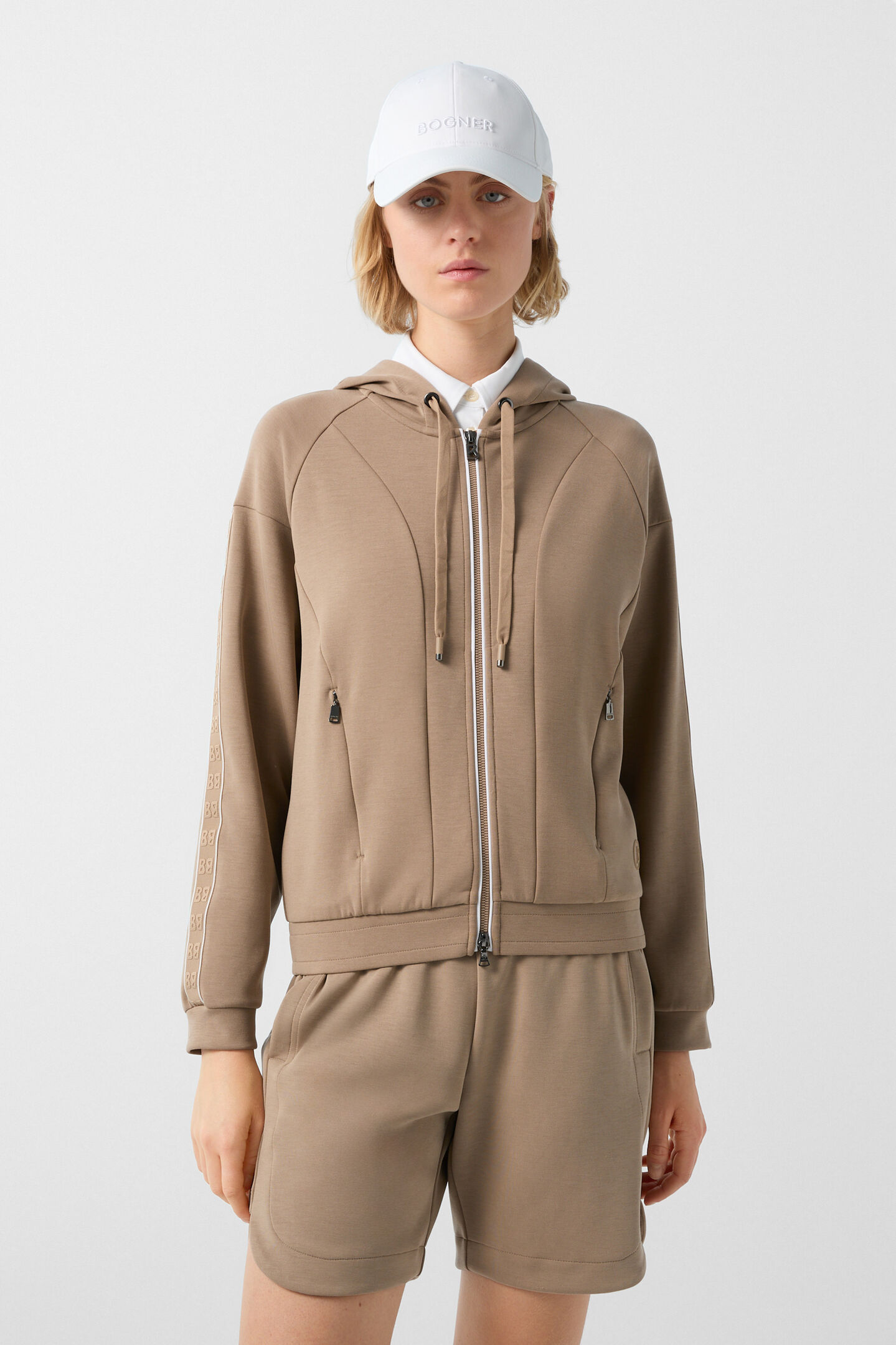 Marlena jersey jacket Caramel