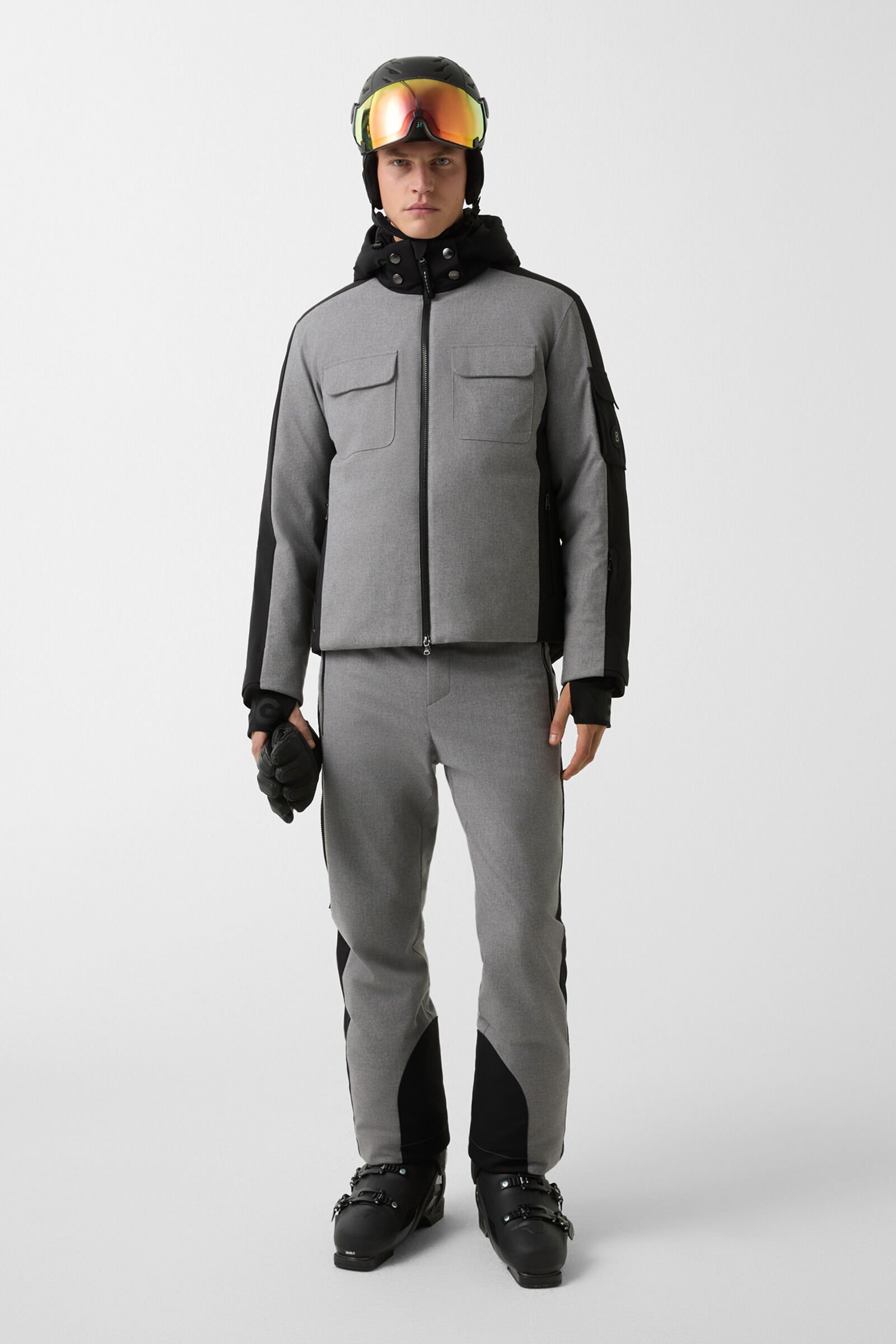 Cobeyn down ski jacket Grey/black
