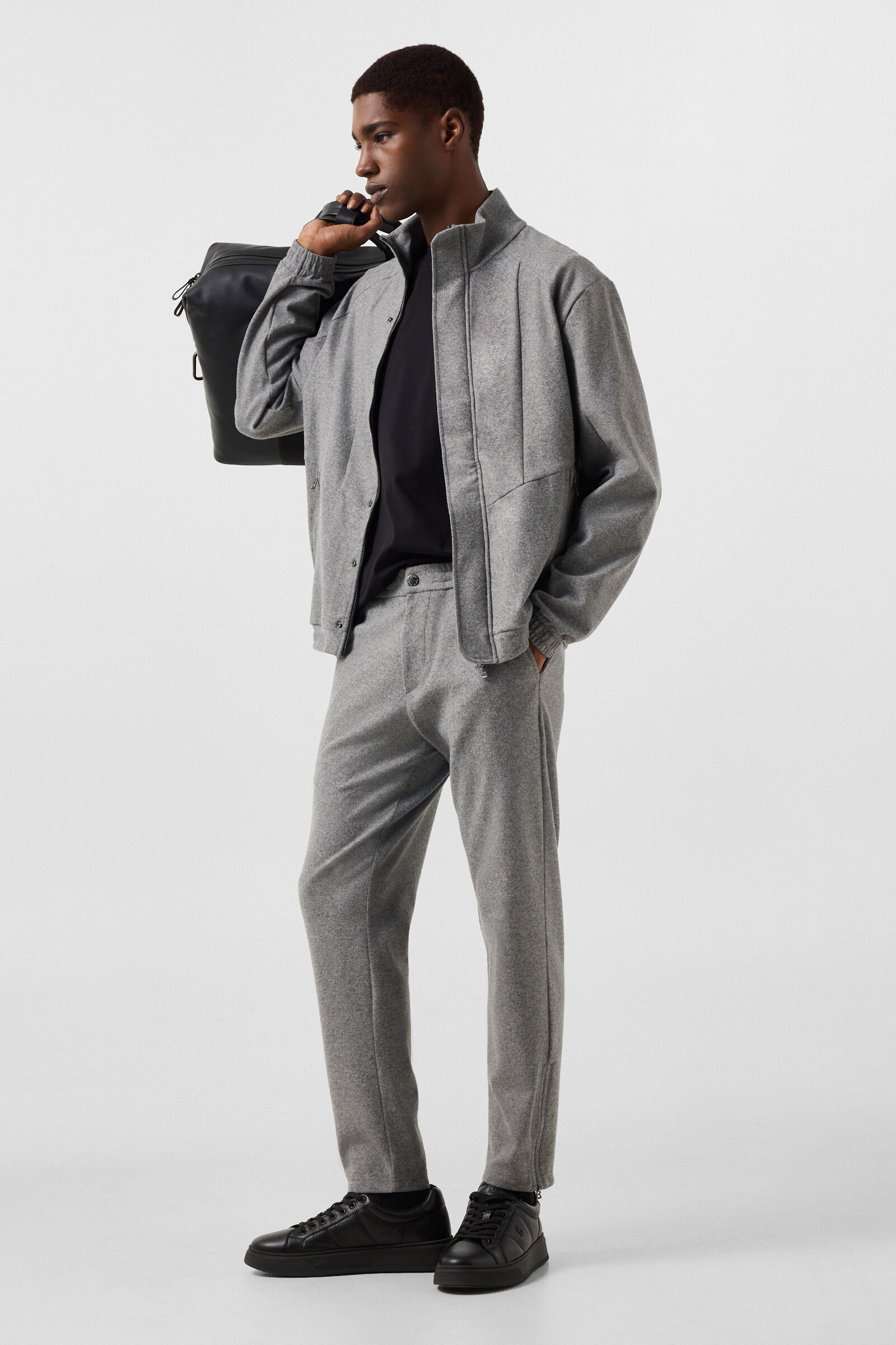 Bradley Flannel Jacket Grey