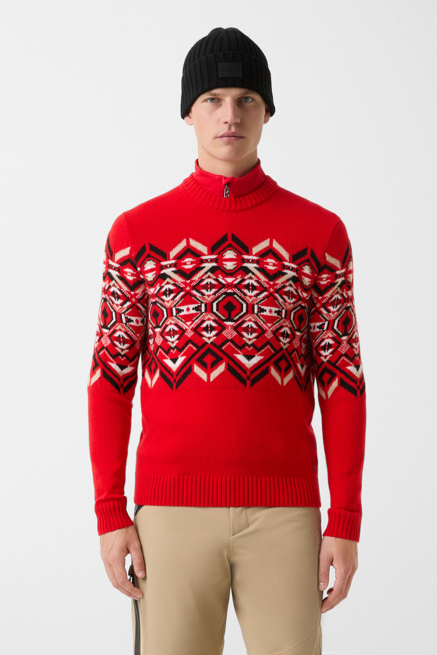 Norwegian jumper Luci Red/black