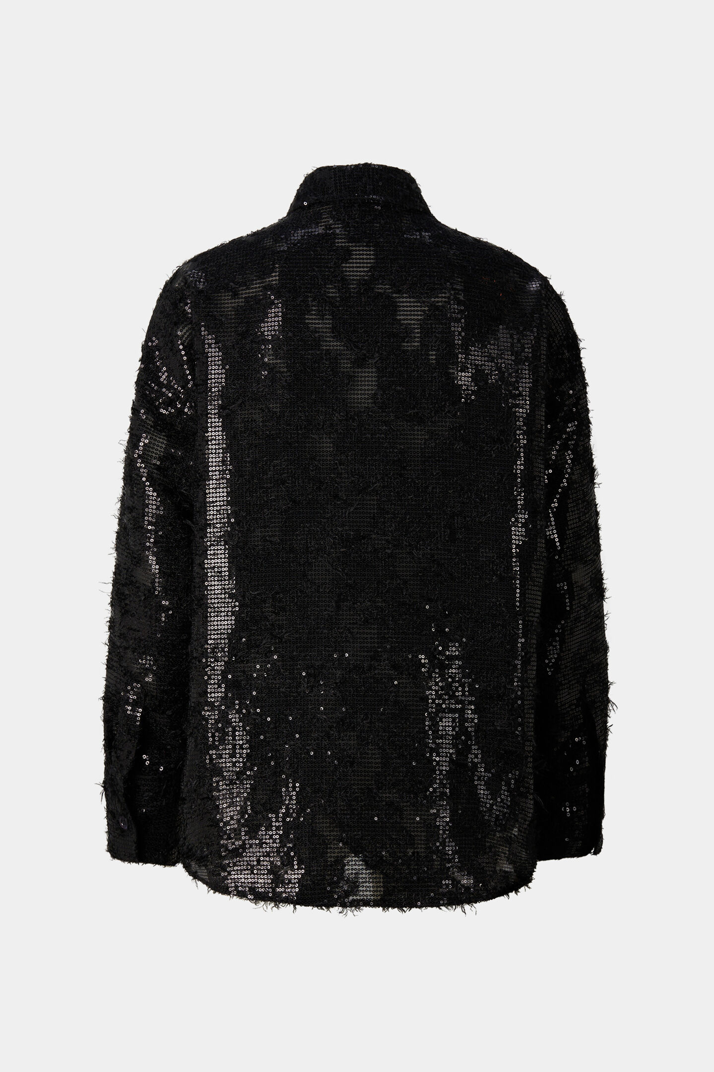 Florence sequinned shirt blouse Black