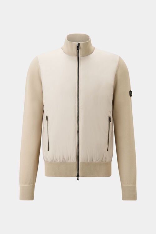 Hybrid-Strickjacke Zisco Sand