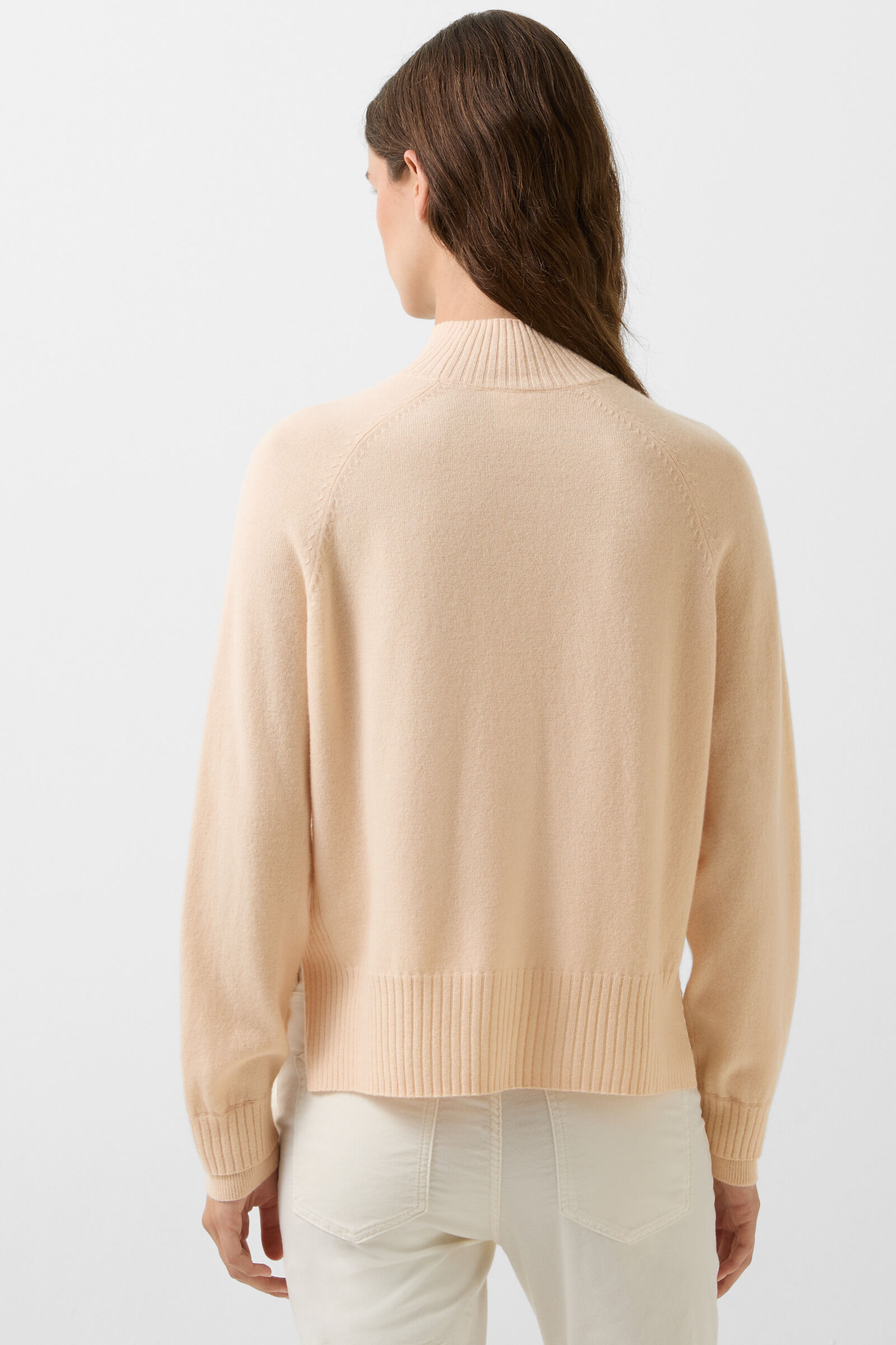 Lysanne virgin wool jumper Apricot