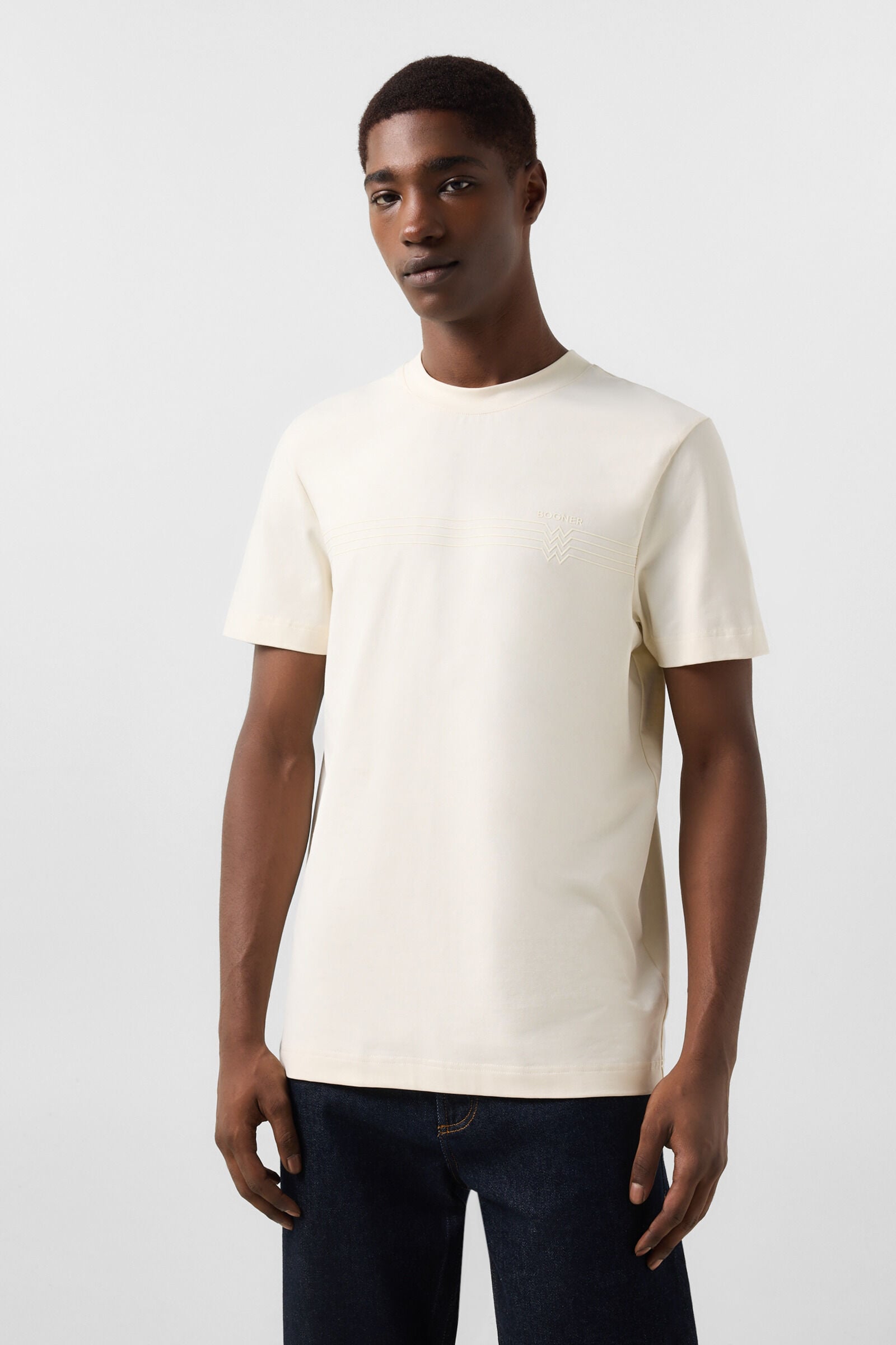 Ryan cotton-blend T-shirt Off-White