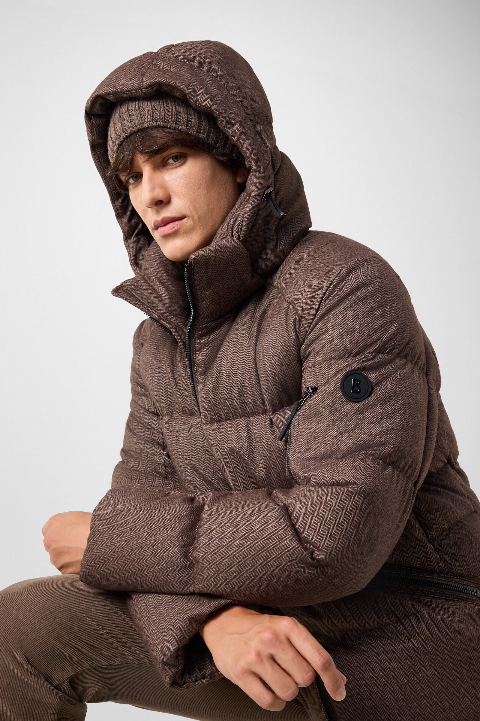 Jamy Down Jacket Brown