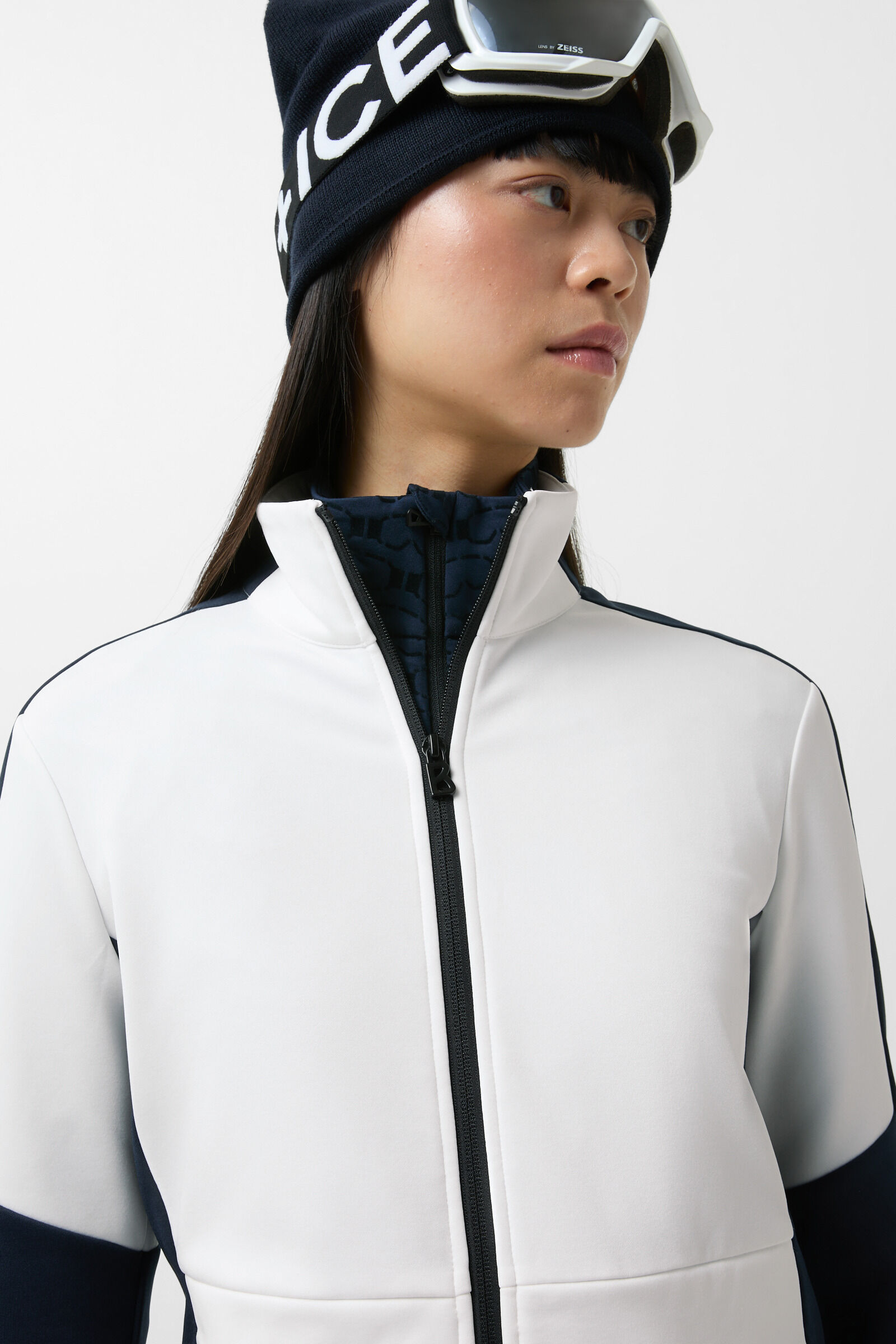Midlayer Inge White/navy blue