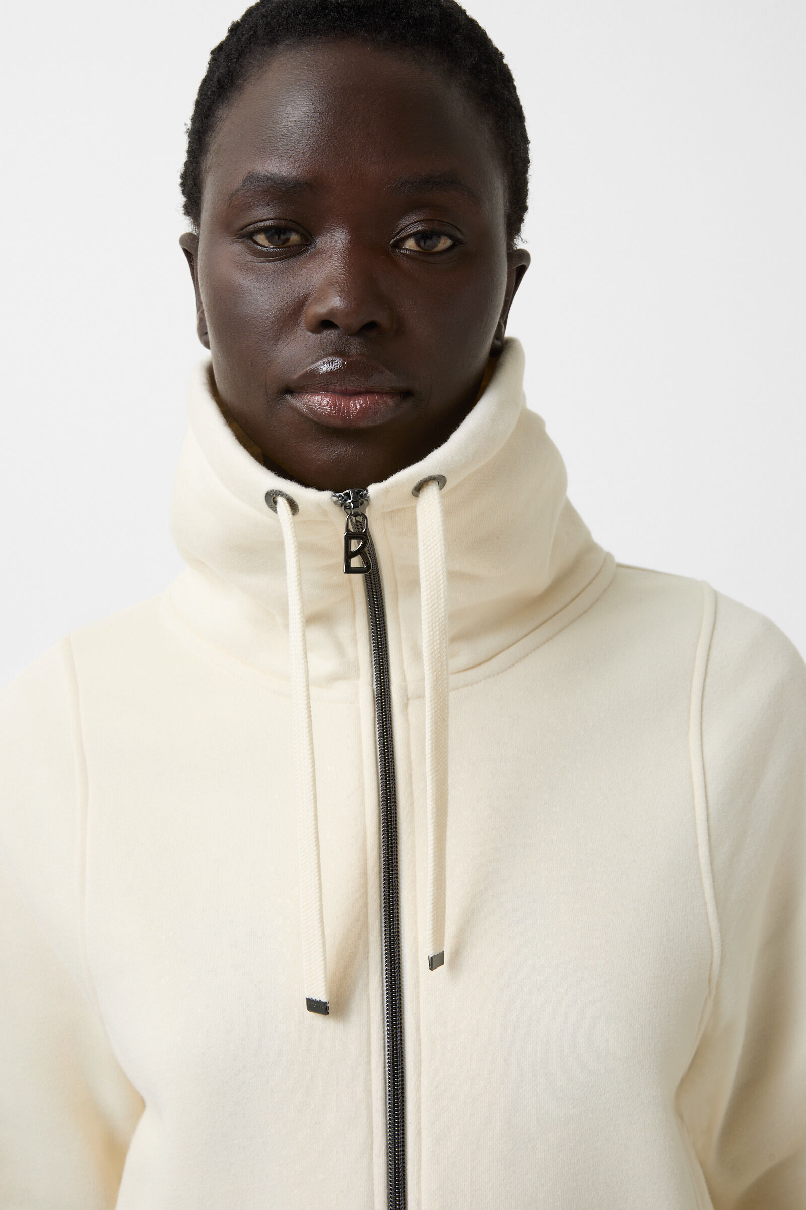 Carlita jersey jacket Cream