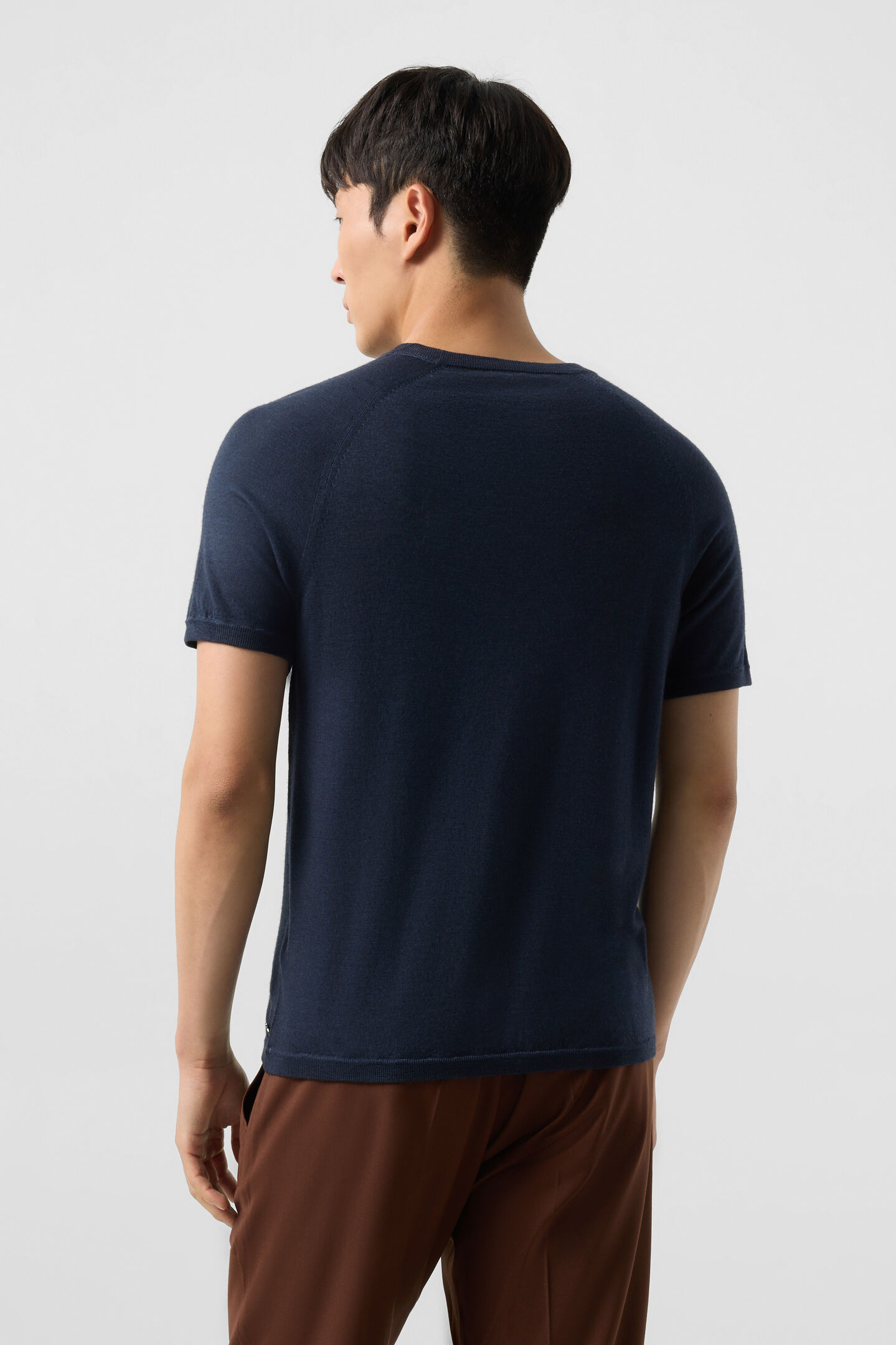Osaka merino shirt Navy blue