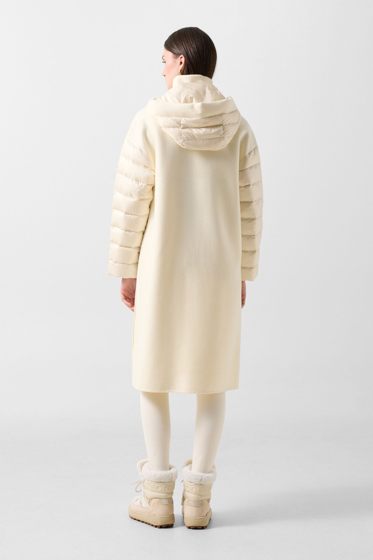 Trisha double-faced down coat Off-White