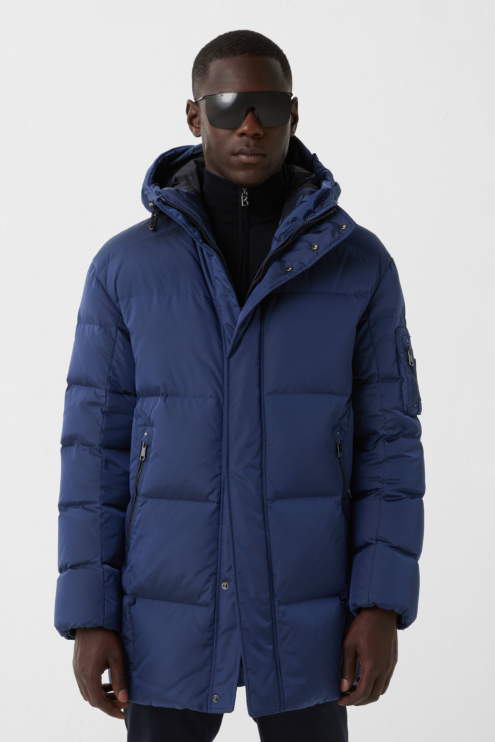 Jones down short coat Blue