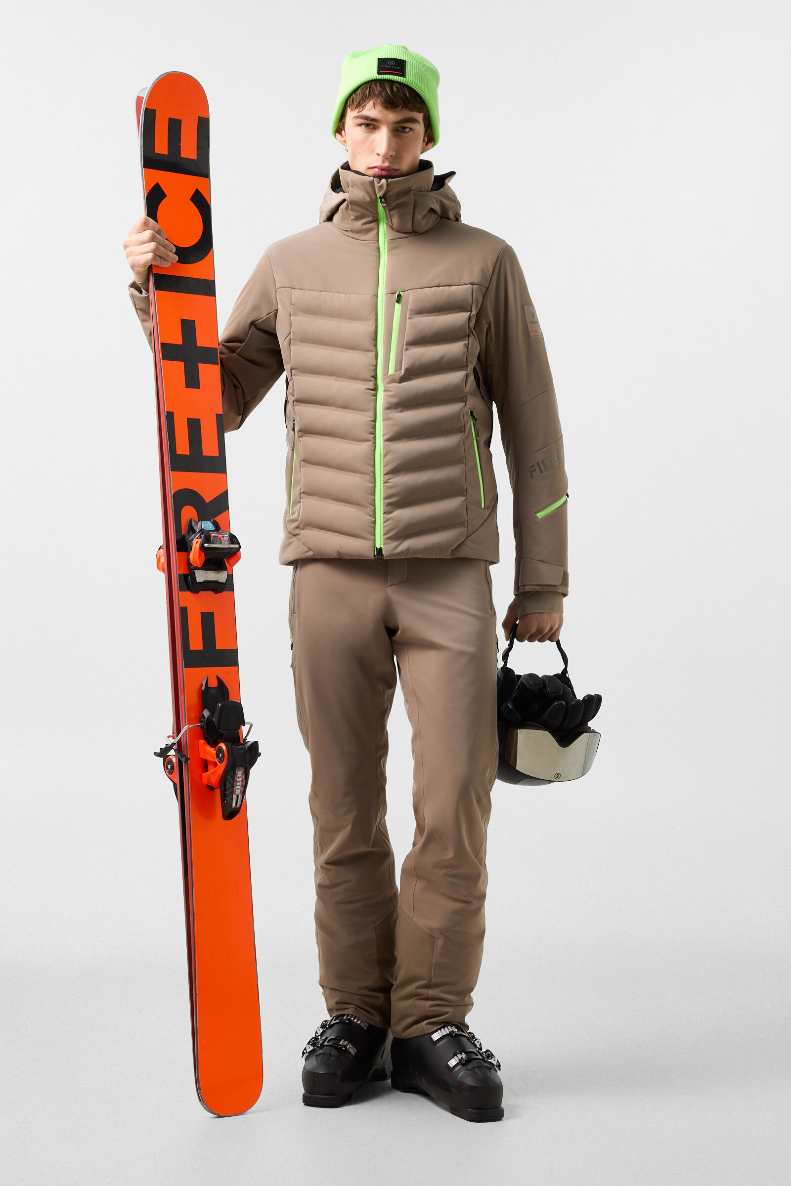 Skijacke Radek Taupe