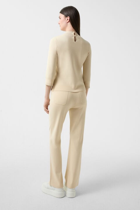 Berrit knitted shirt Cream Berrit knitted shirt Cream