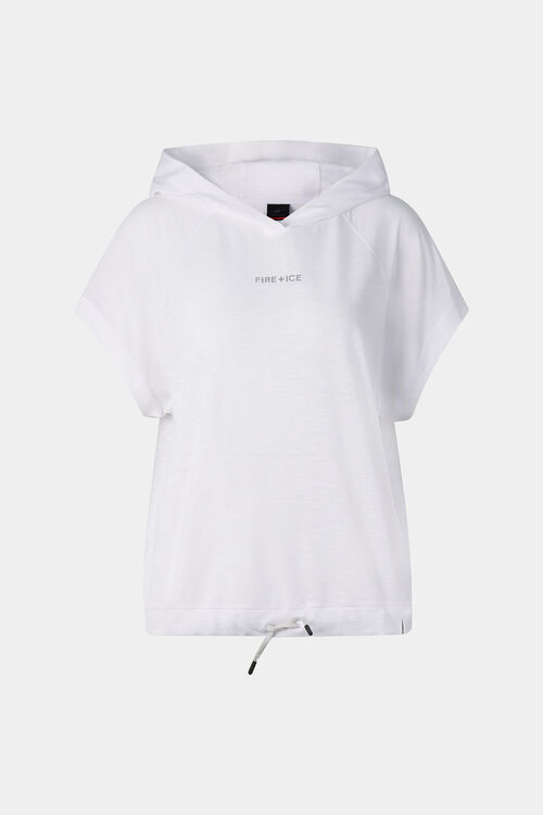 sweat &agrave; capuche Damia Blanc