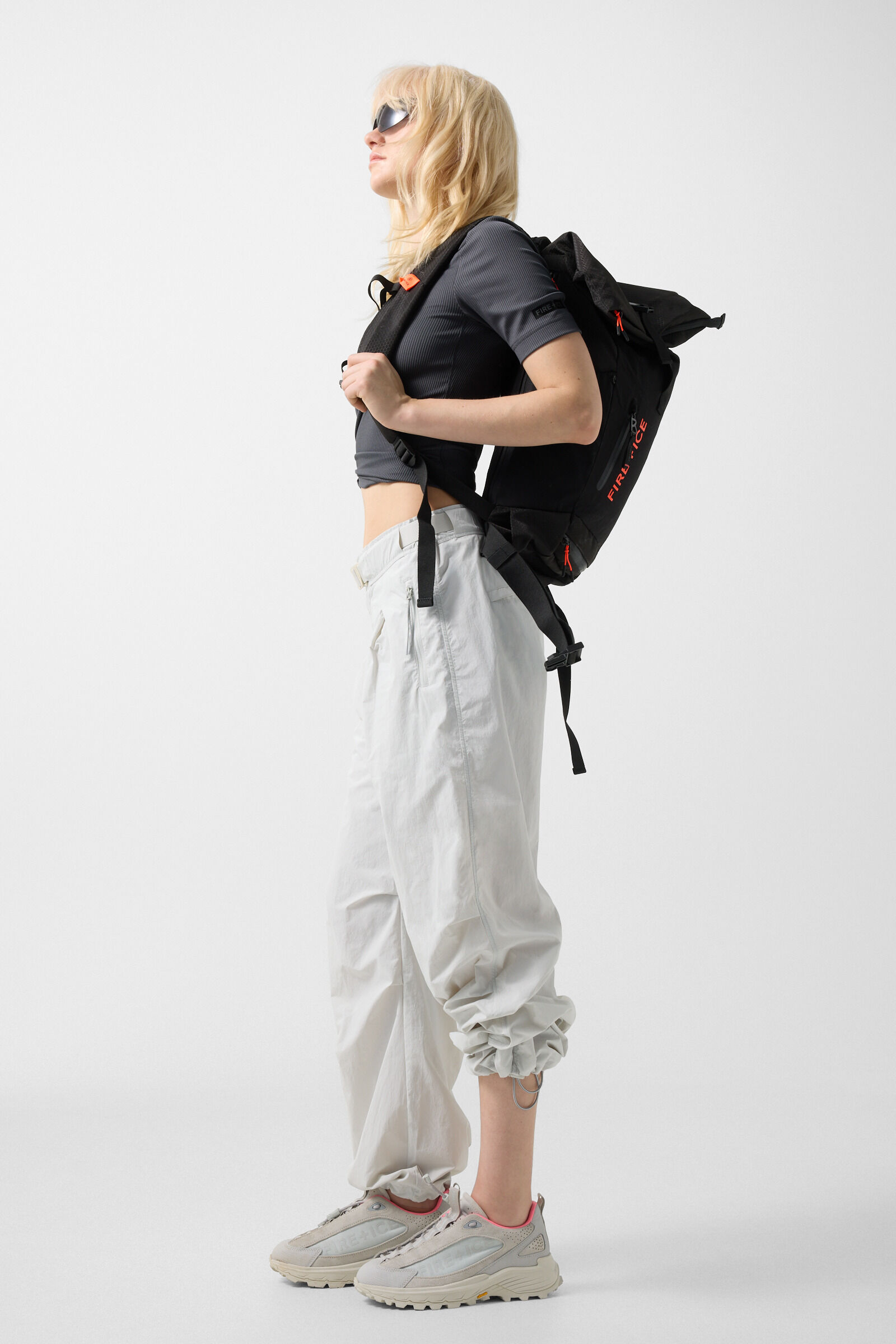 Charis functional trousers Light grey