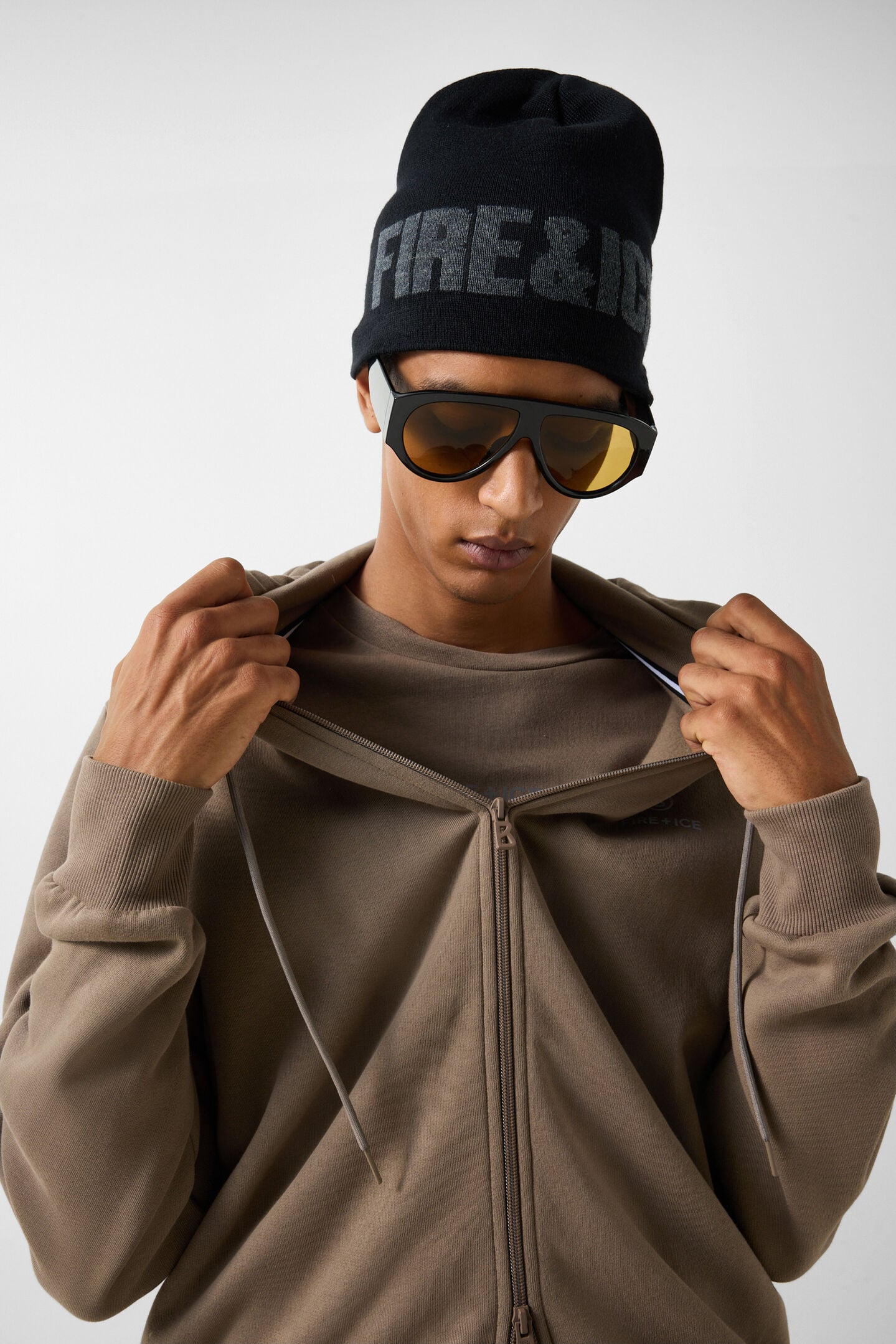 Corbell cotton hoodie jersey jacket Hazel