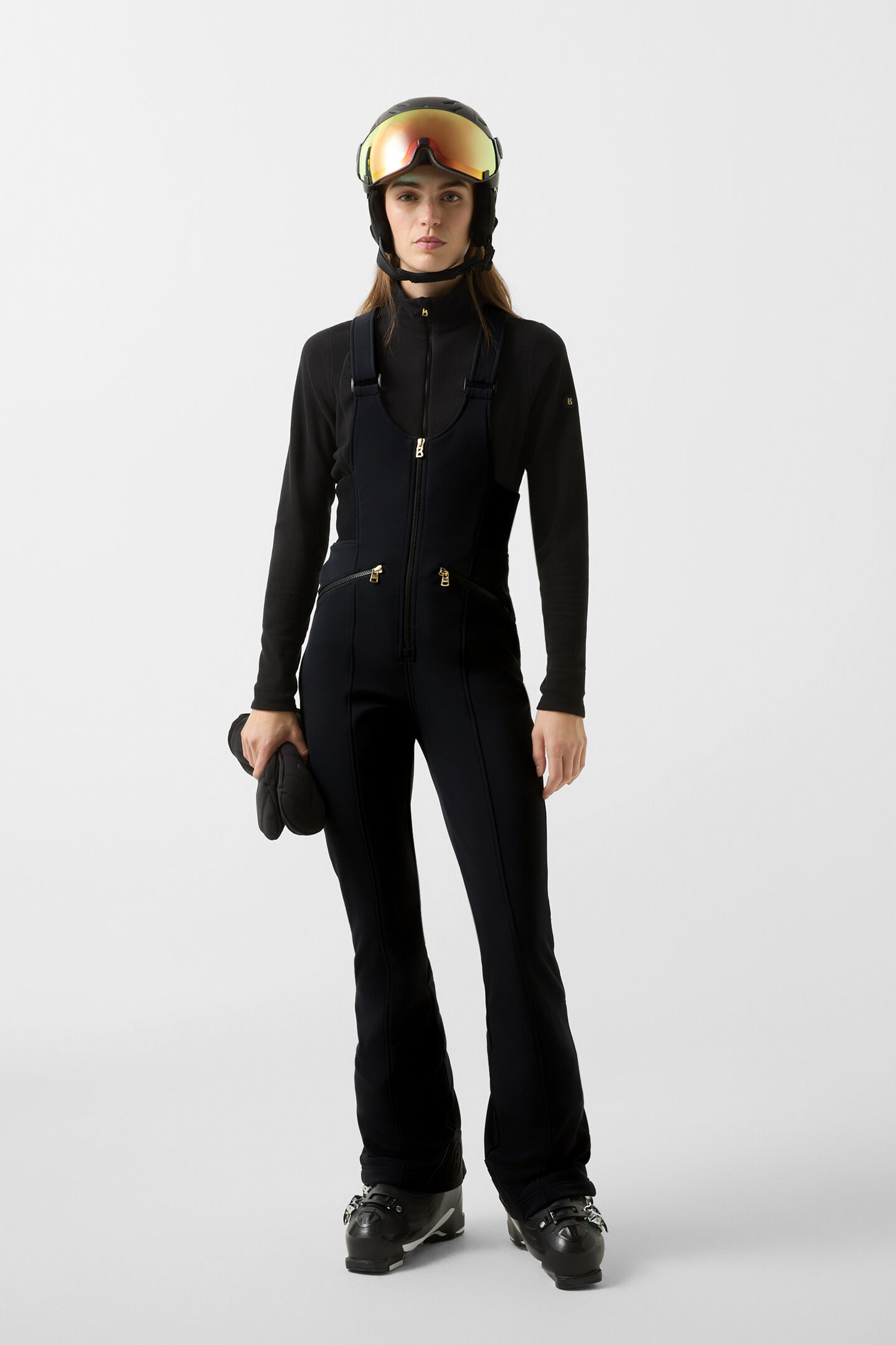 Cari softshell dungarees Black